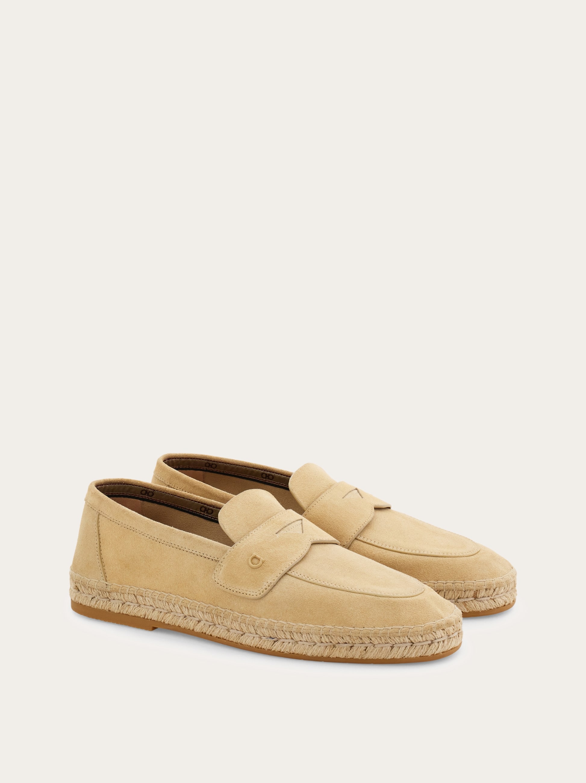  Ferragamo Herren Espadrille-loafer Beige Größe 39 