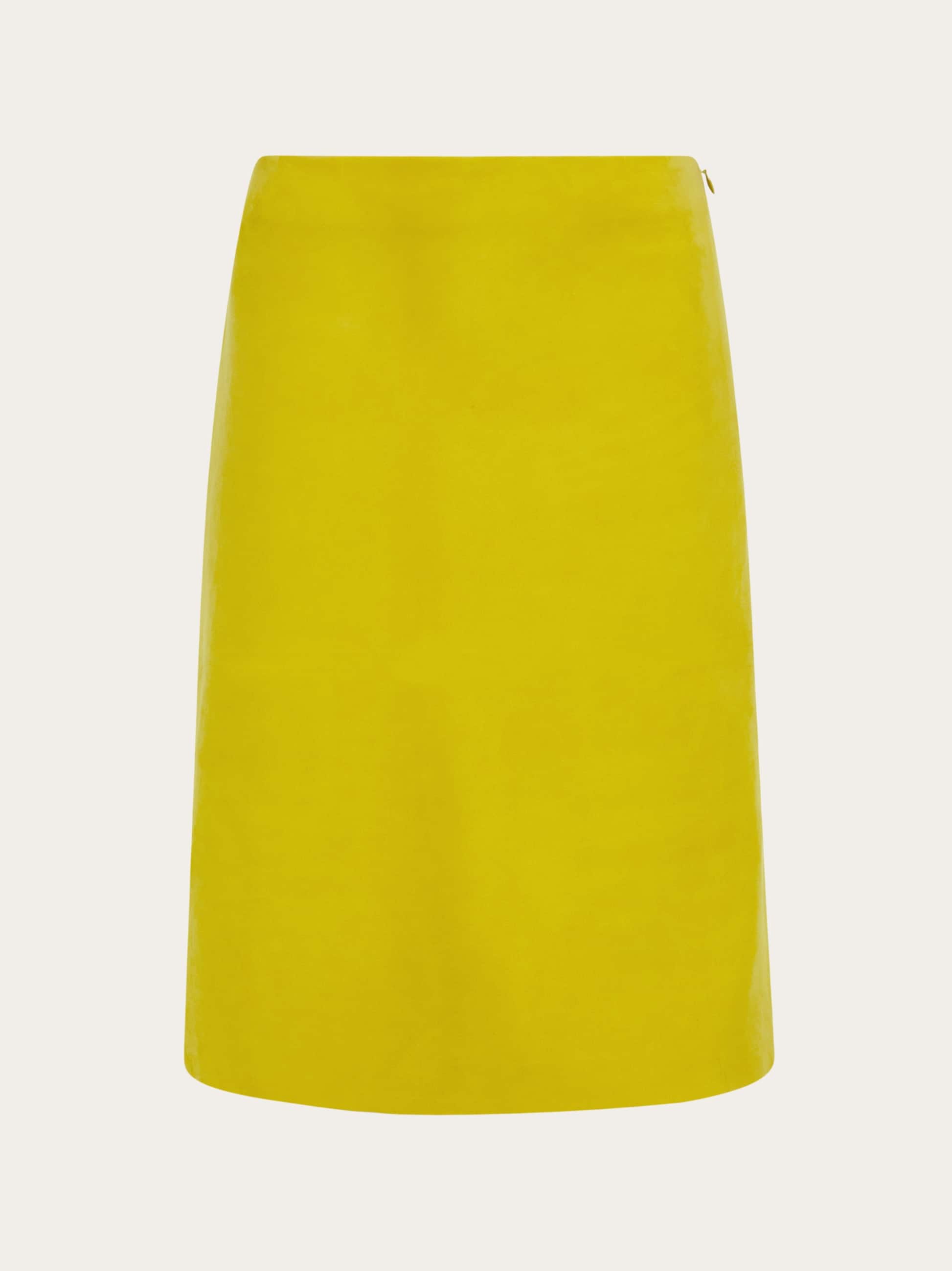 Ferragamo Donna Gonna dritta Giallo