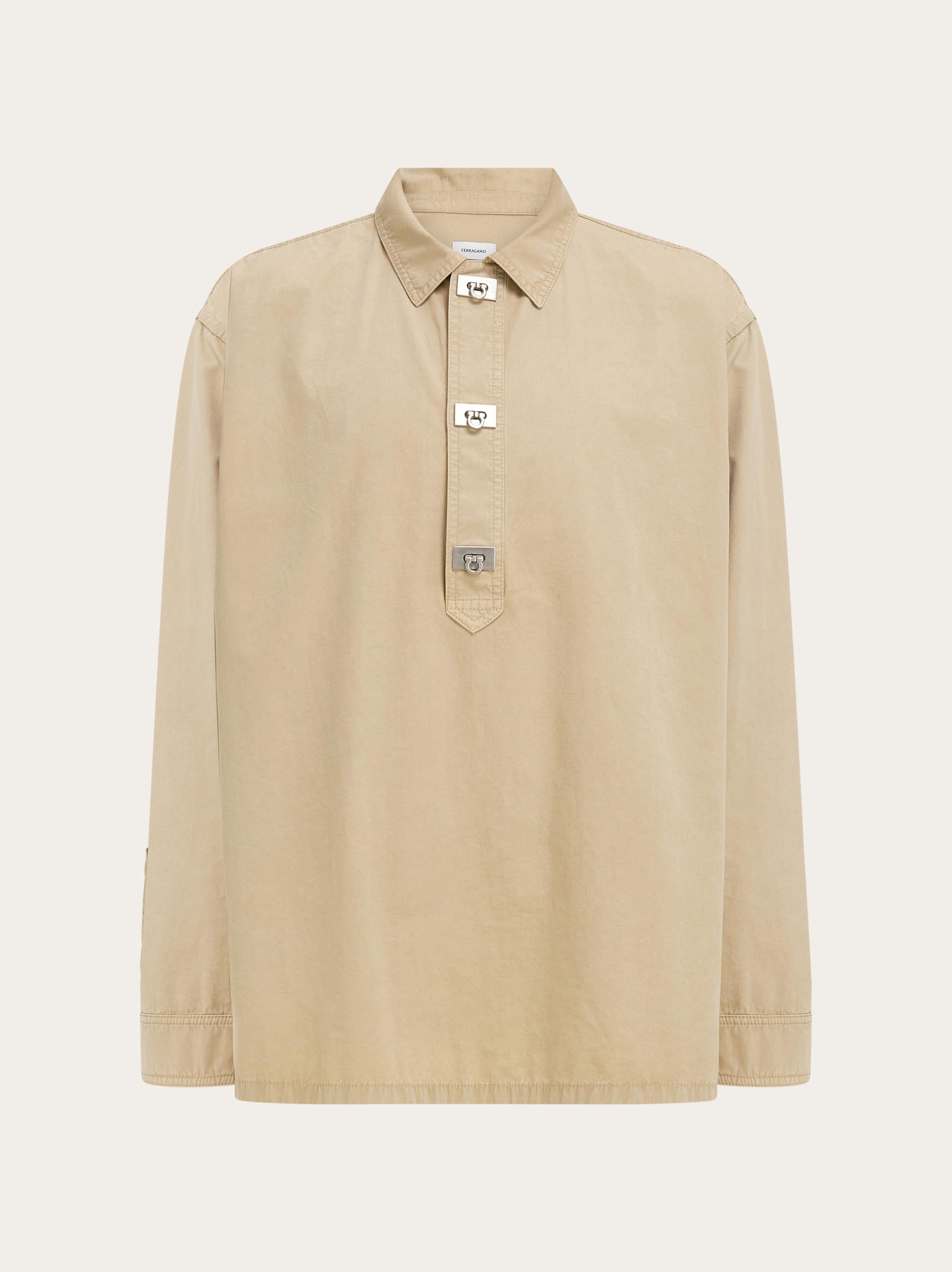 Ferragamo Uomo Camicia a polo Beige