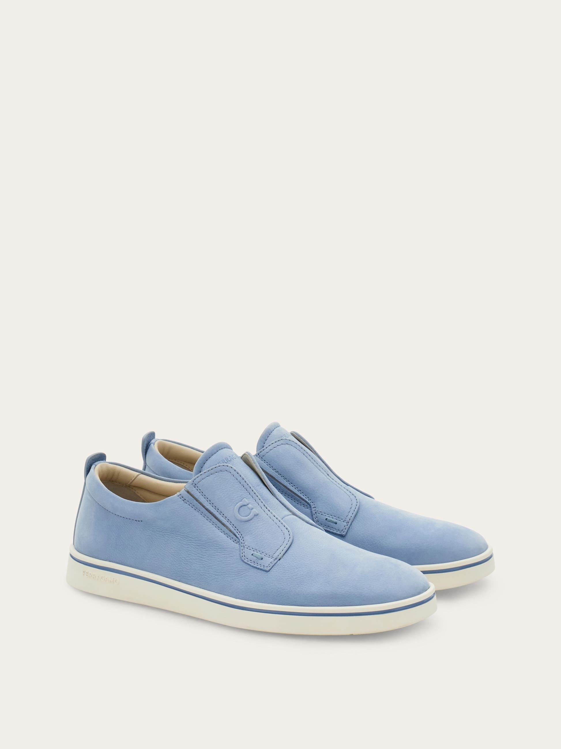  Ferragamo Herren Derby-slipper Blau Größe 40 