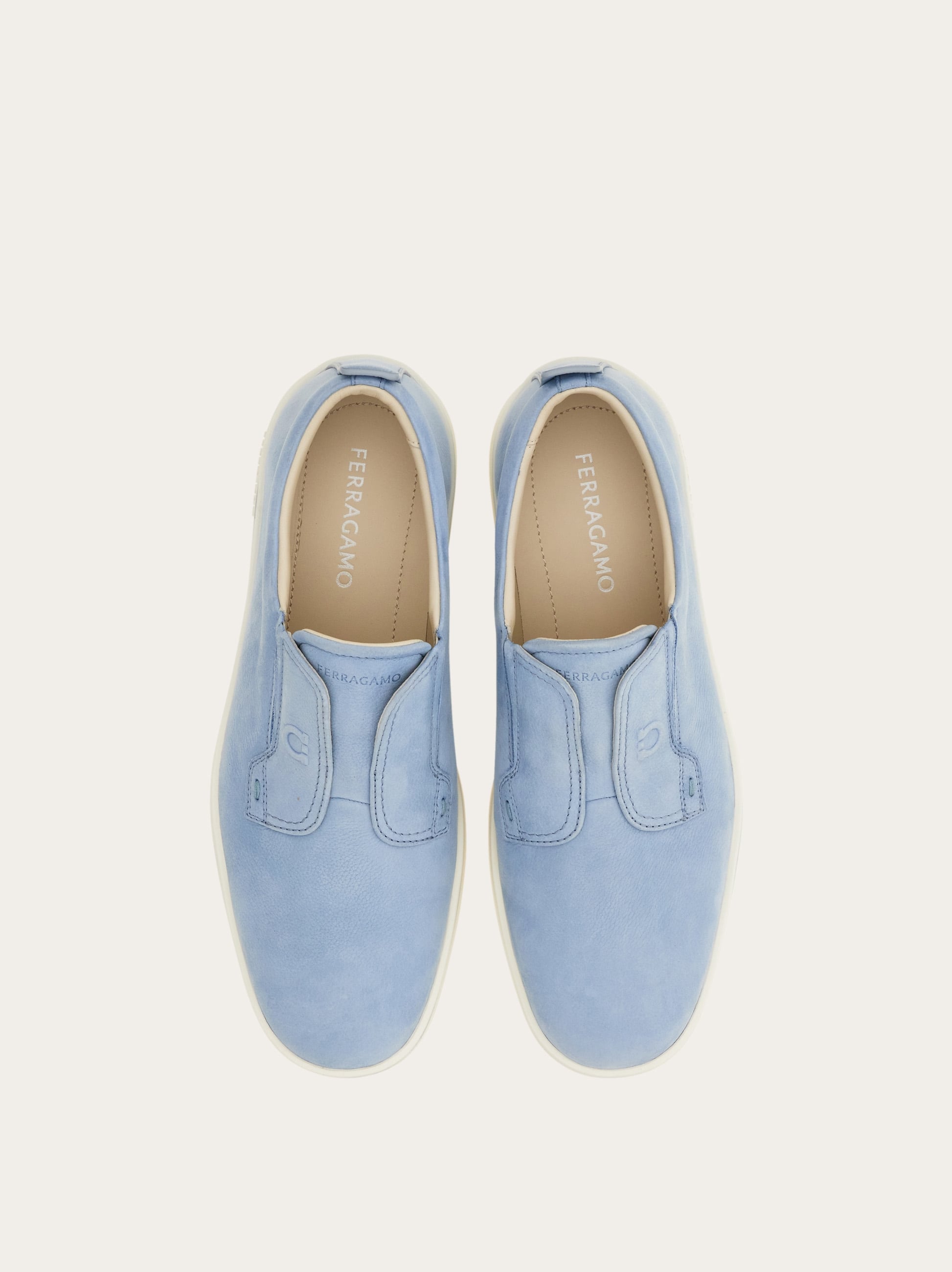  Ferragamo Herren Derby-slipper Blau Größe 40 