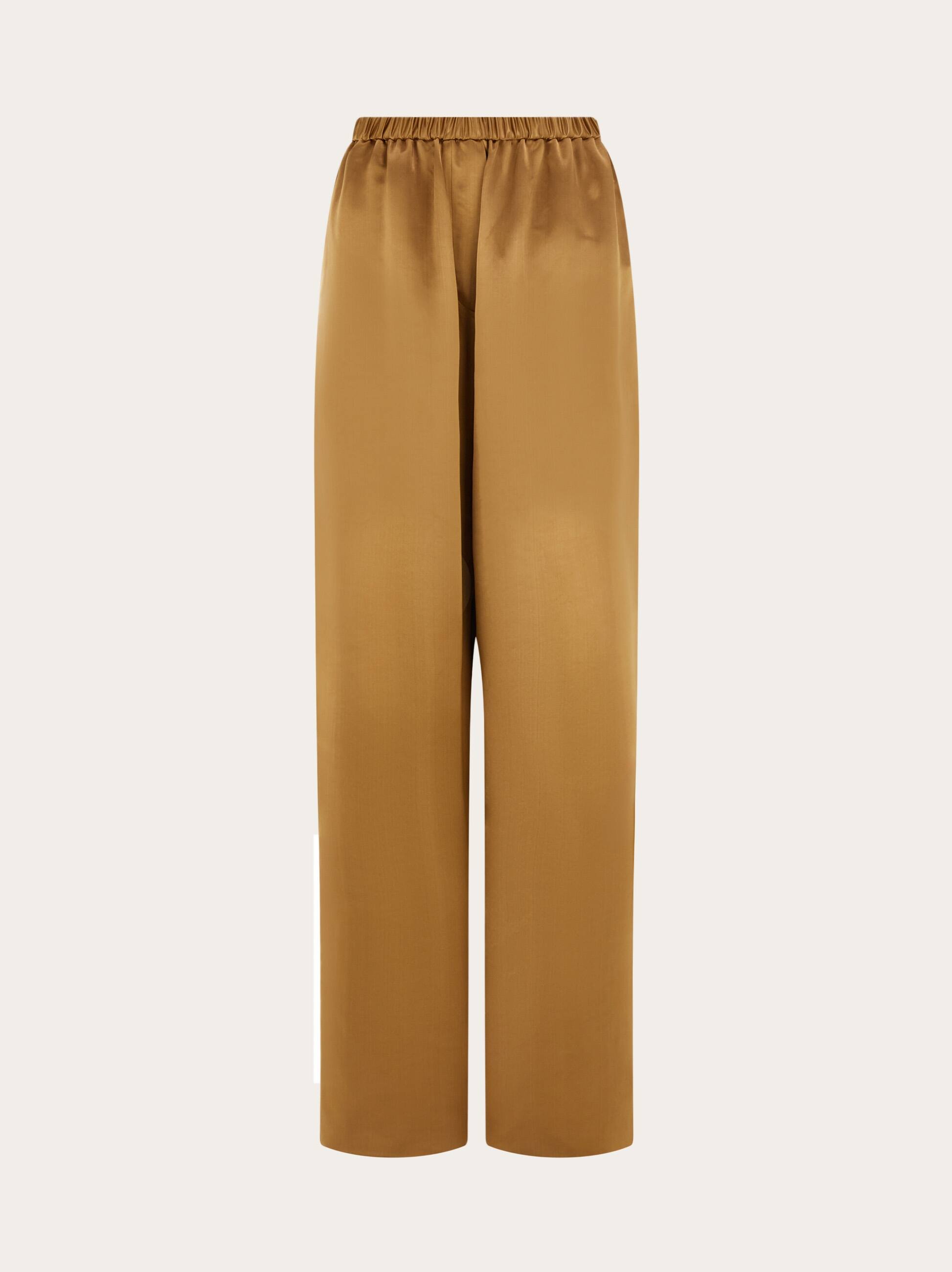 Ferragamo Donna Pantalone morbido Beige