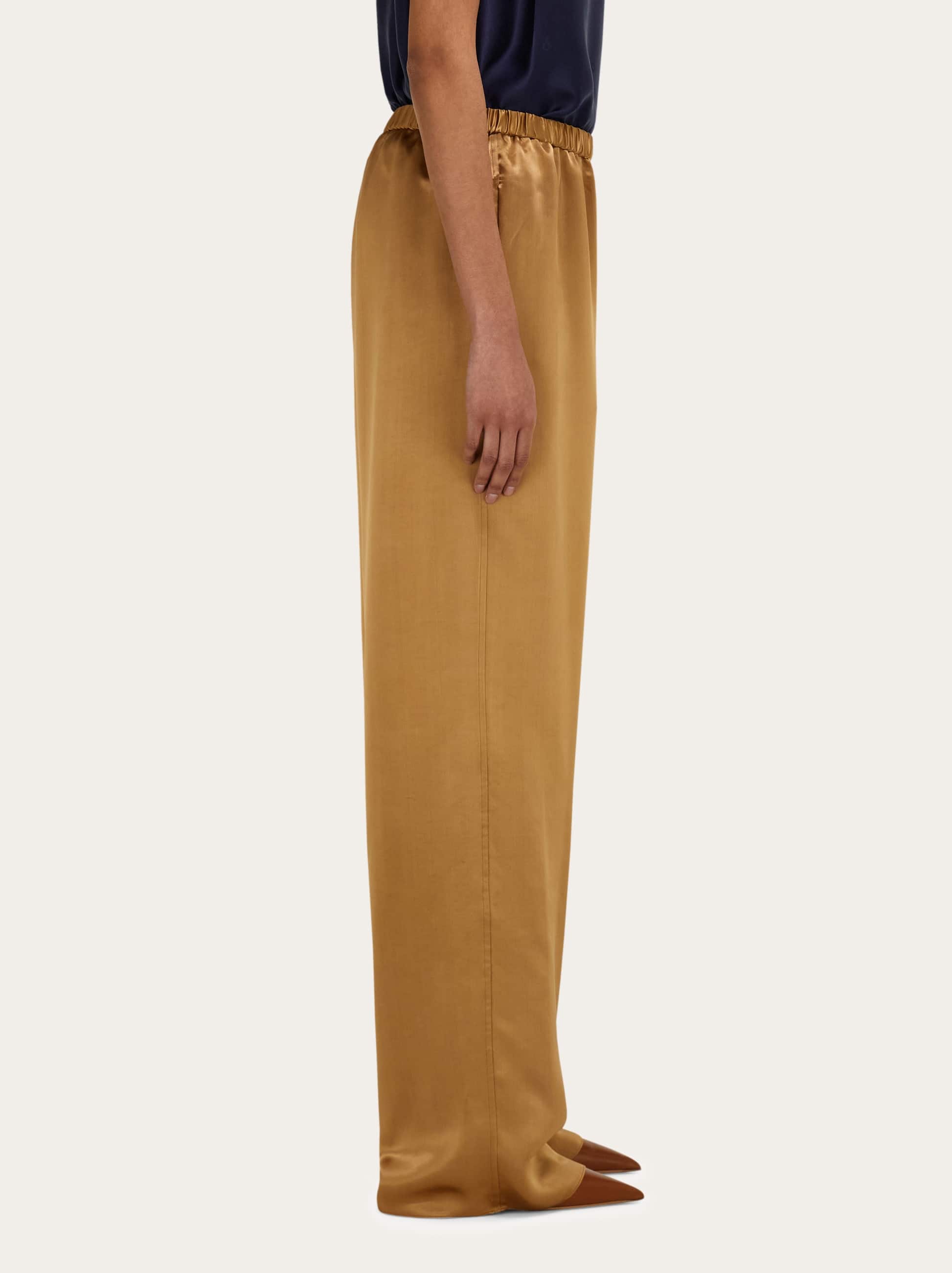  Ferragamo Damen Weite Hose Beige 