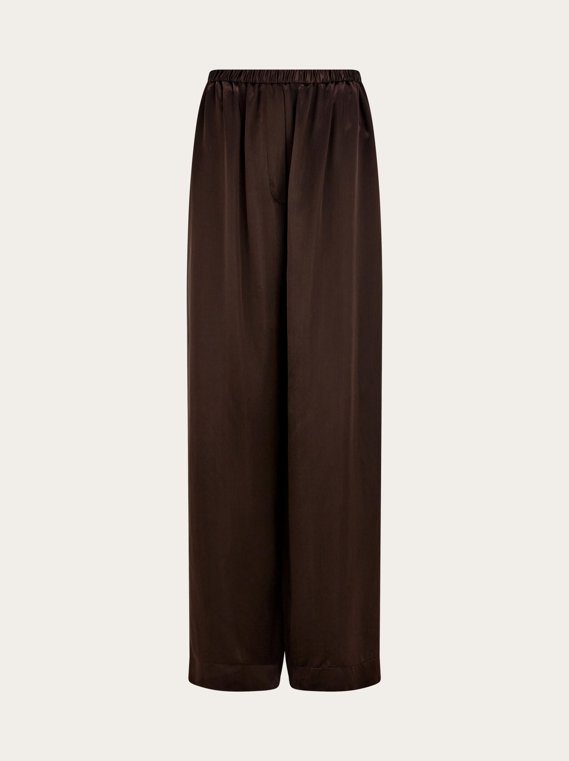 Ferragamo Donna Pantalone morbido Marrone