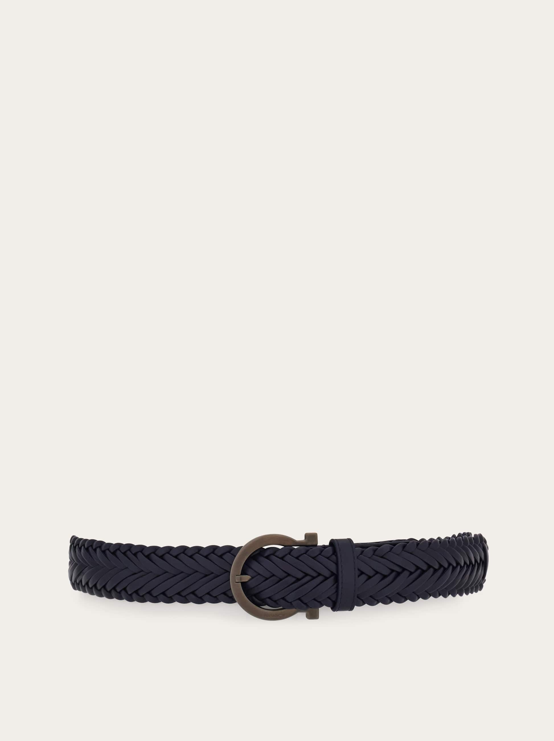 Ferragamo Sized Gancini Belt In Orange