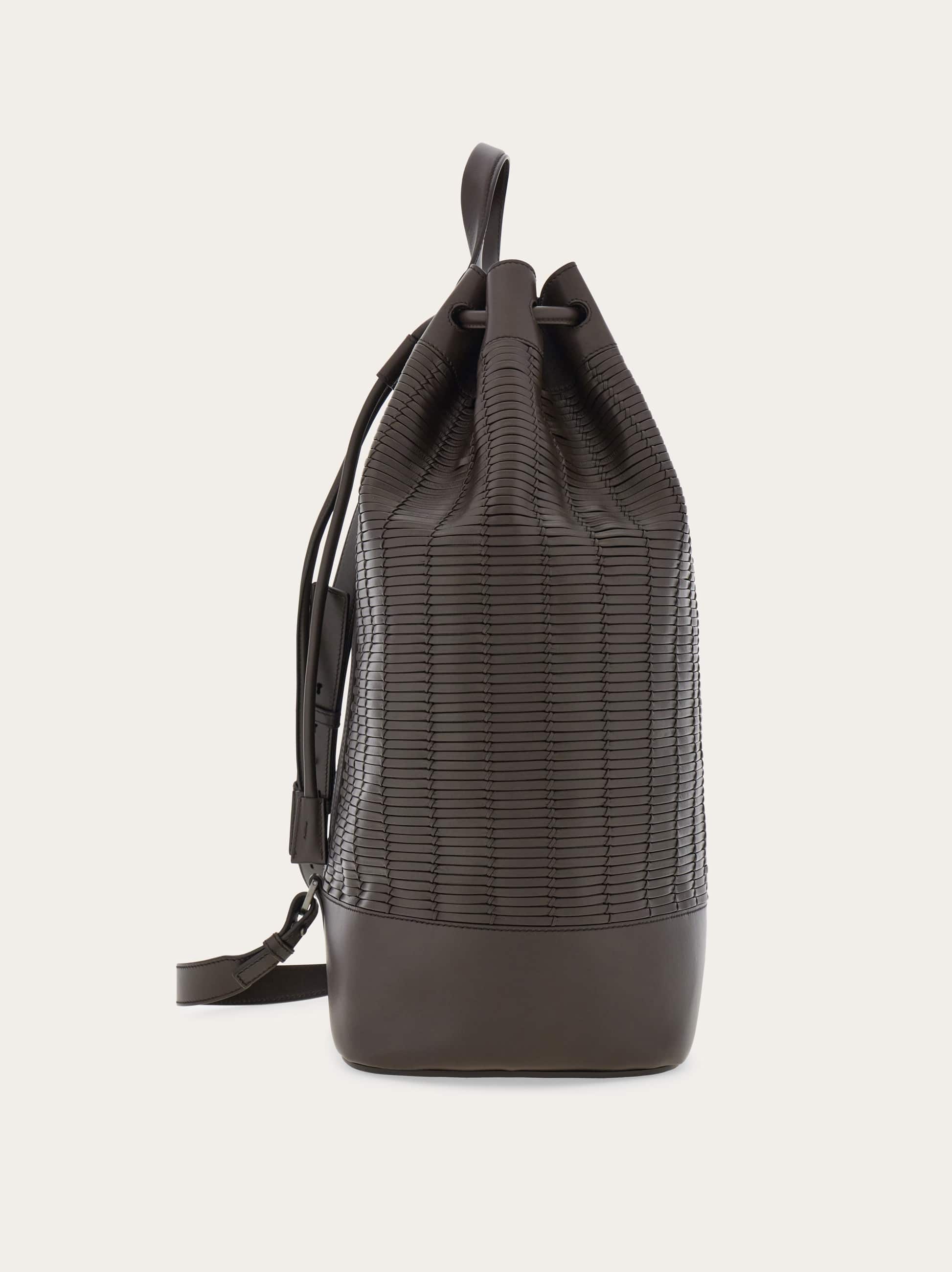 Ferragamo Sailor Backpack In Brown