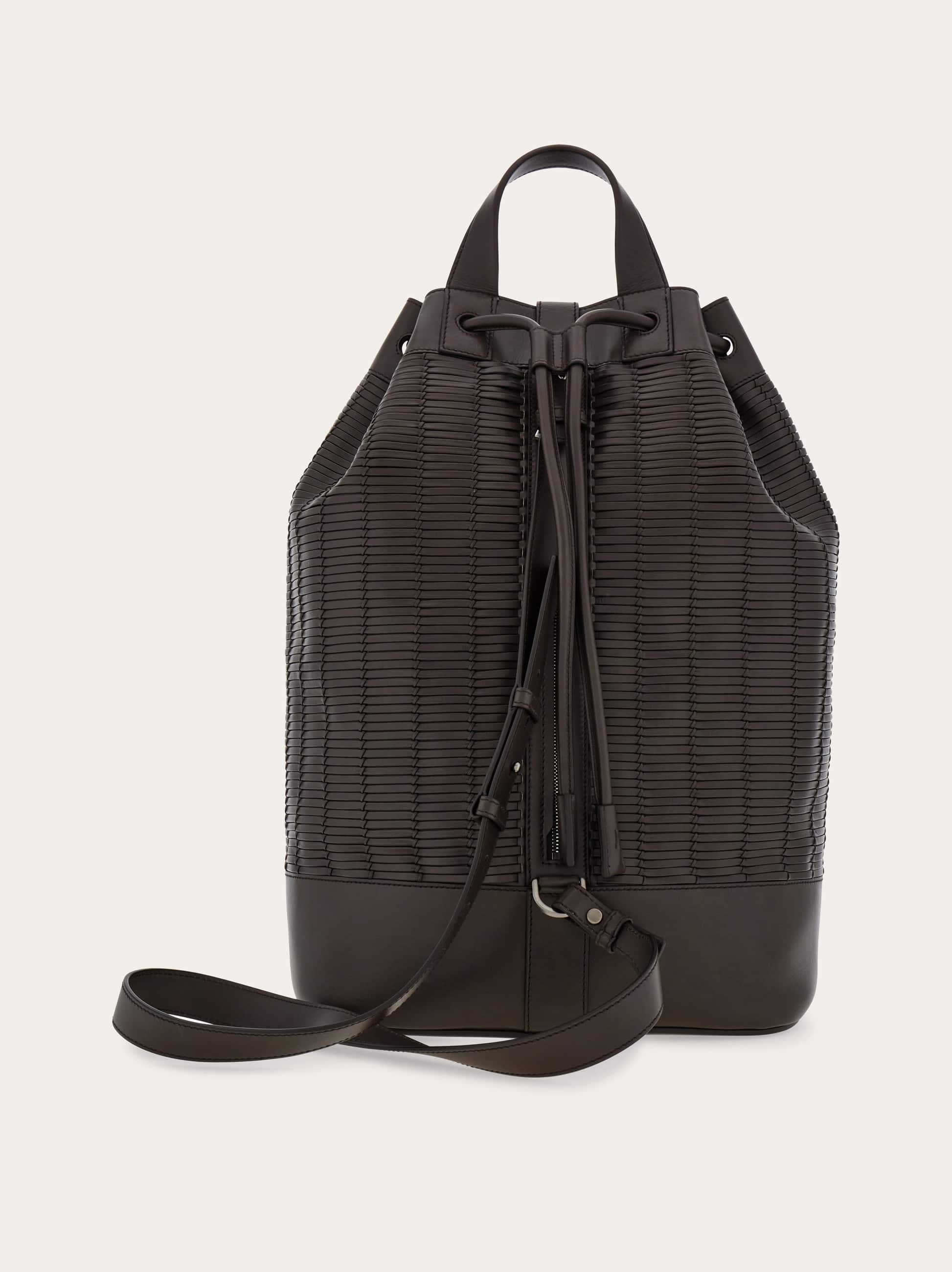  Ferragamo Men Sailor Backpack Brown 