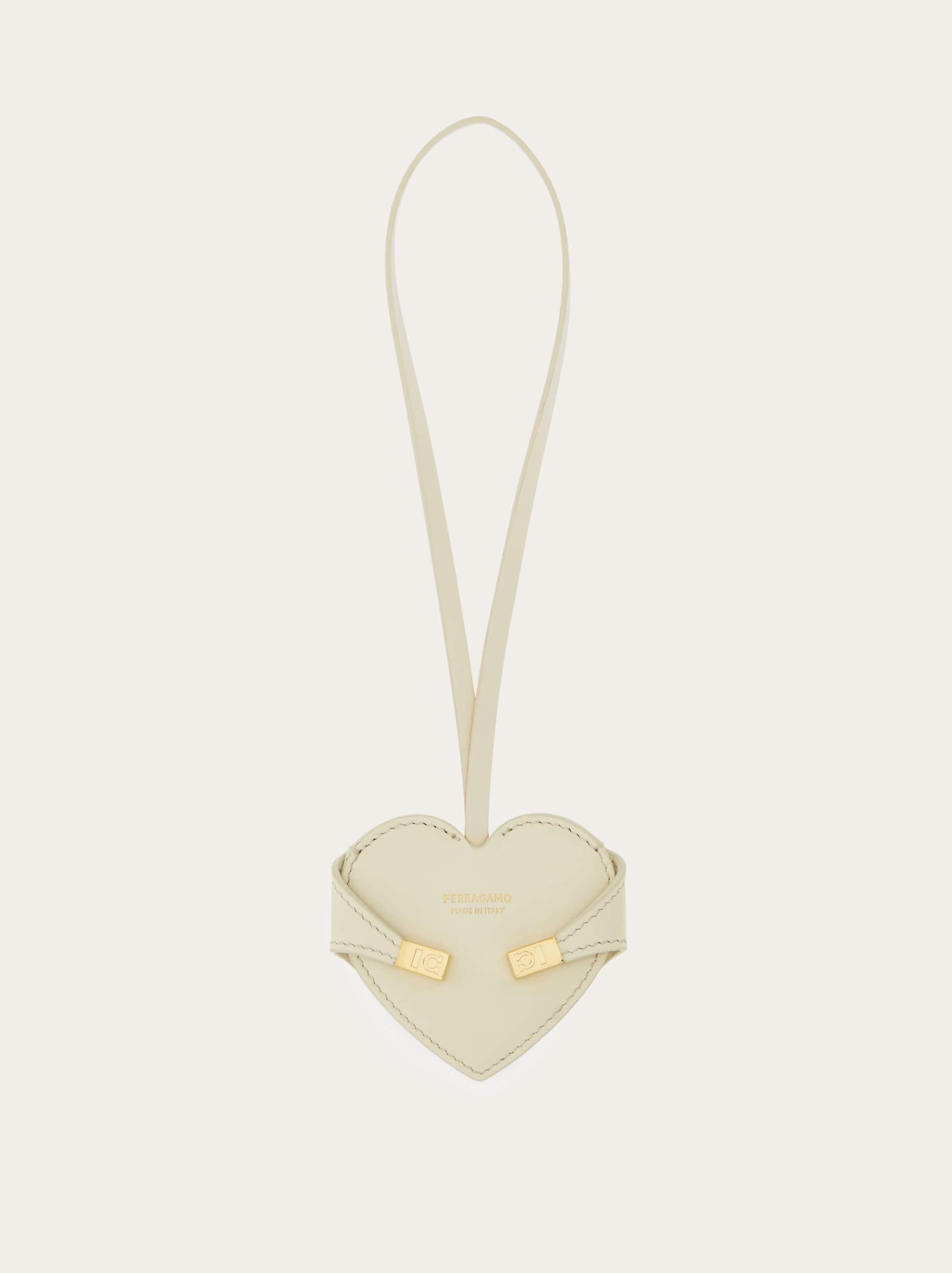 Ferragamo Women Hug heart mirror charm White
