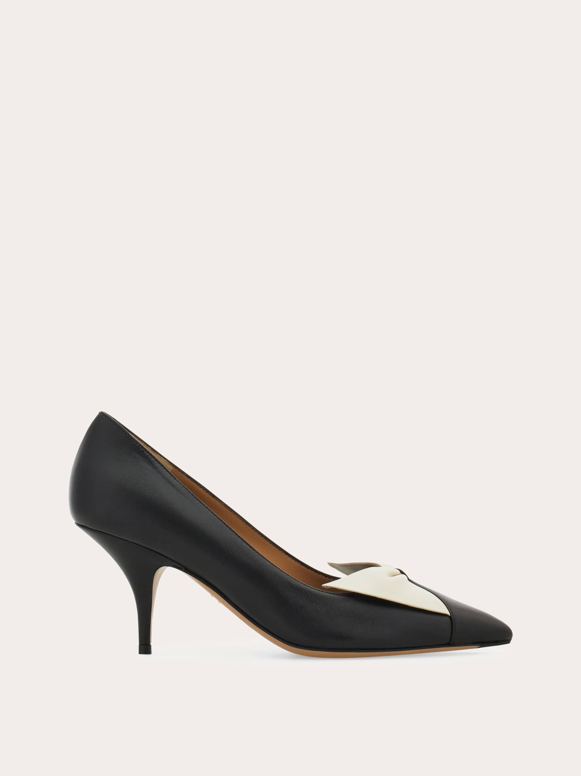 Ferragamo Donna Décolleté fiocco Soft Nero Taglia 36