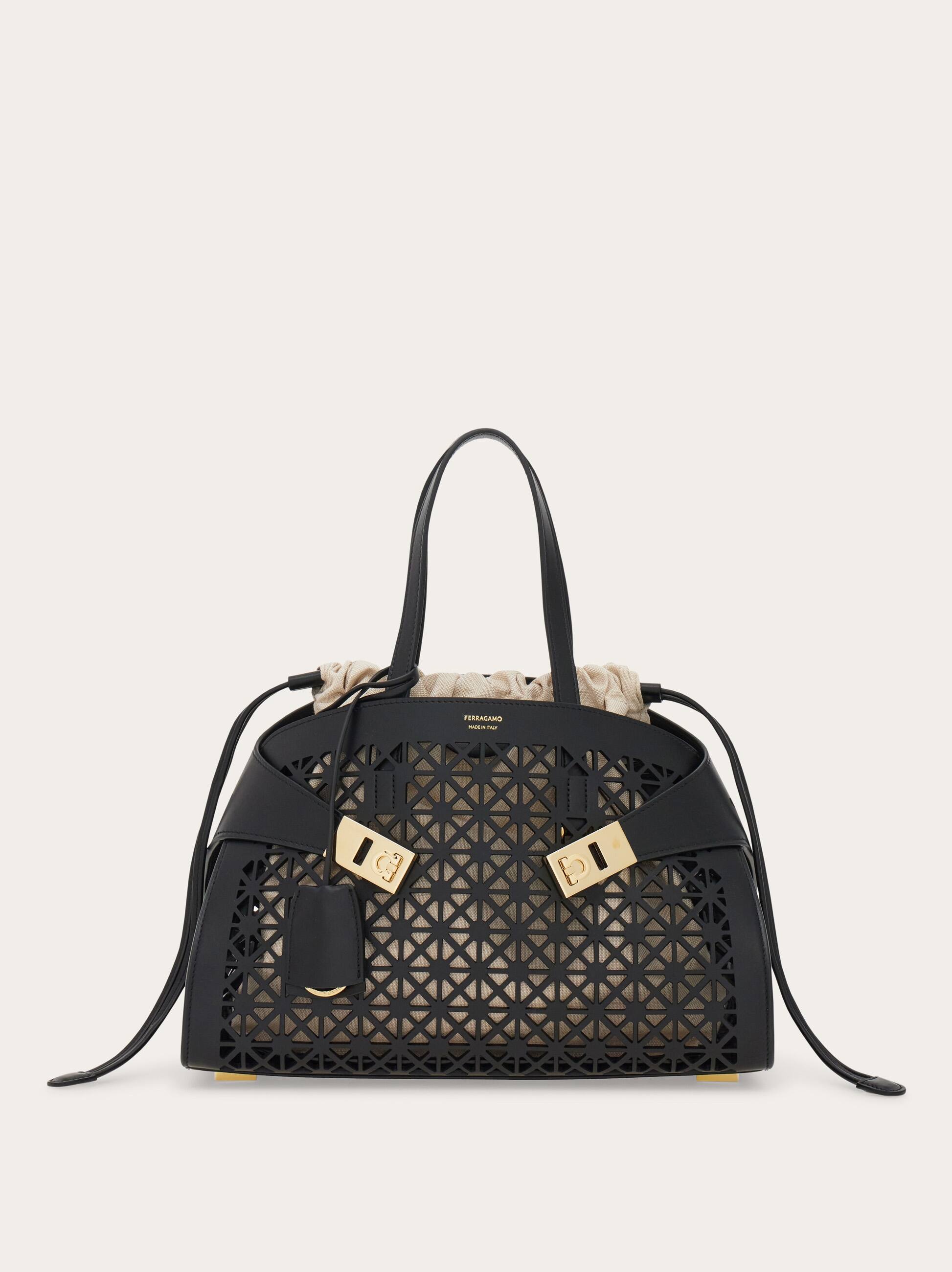 Ferragamo Women Hug handbag (M) Black