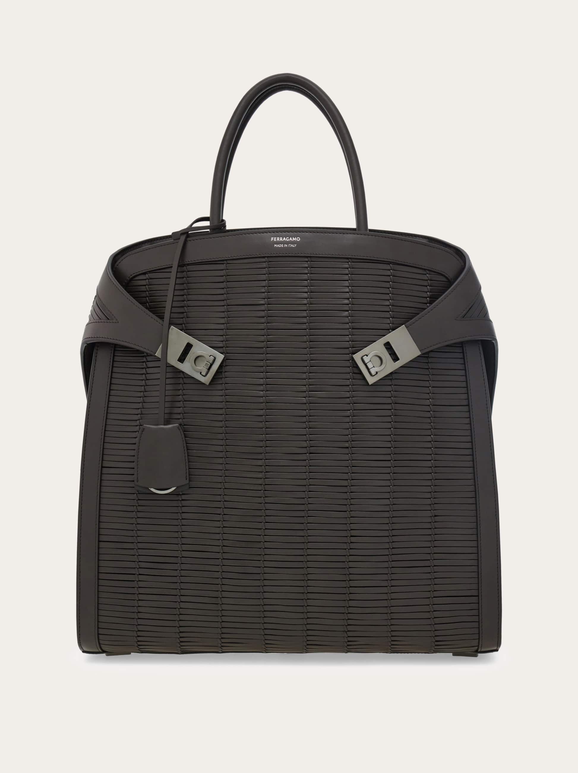 Ferragamo Uomo Tote bag Hug Marrone