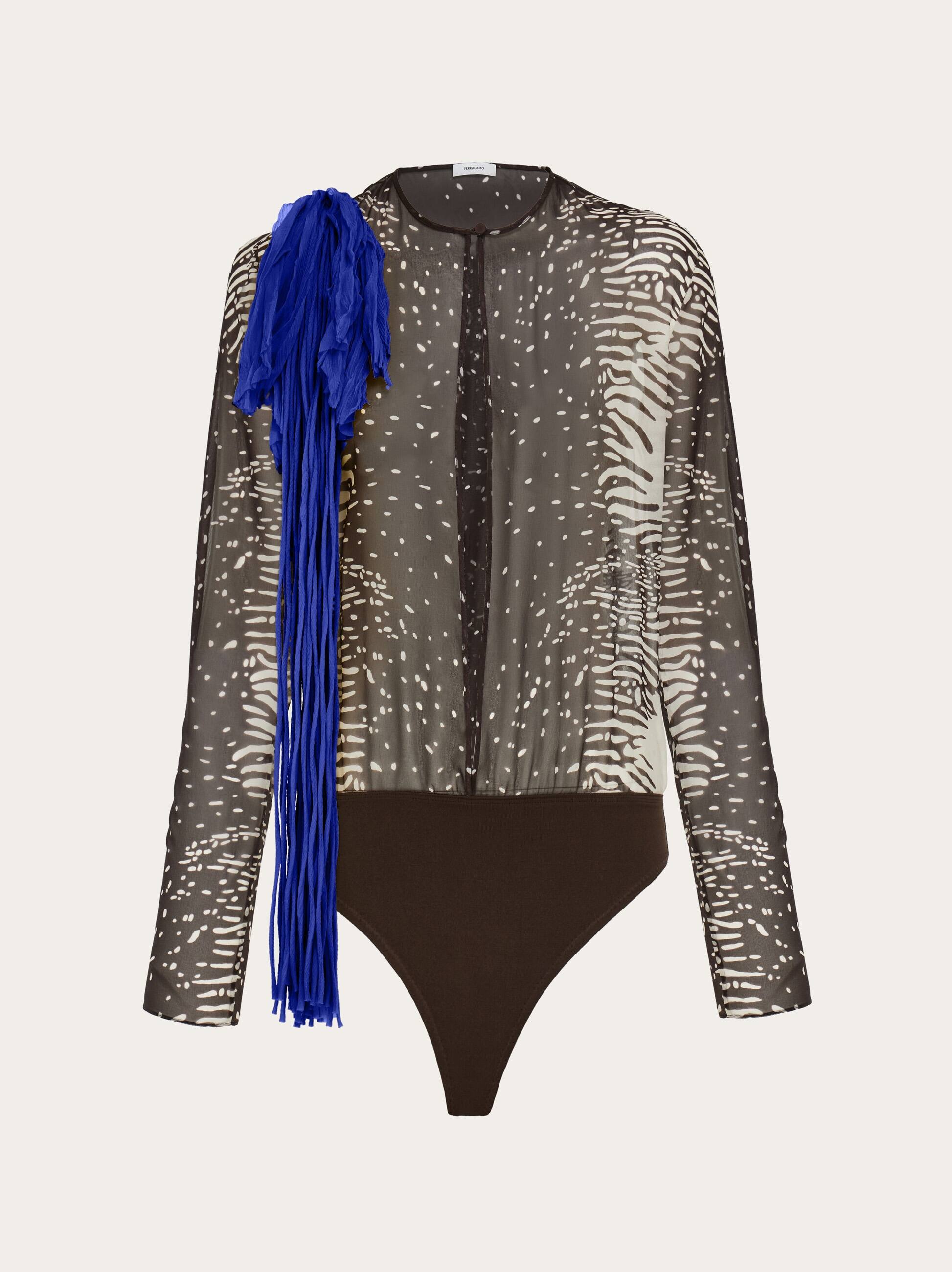 Ferragamo Women Body with flower sash detail Brown