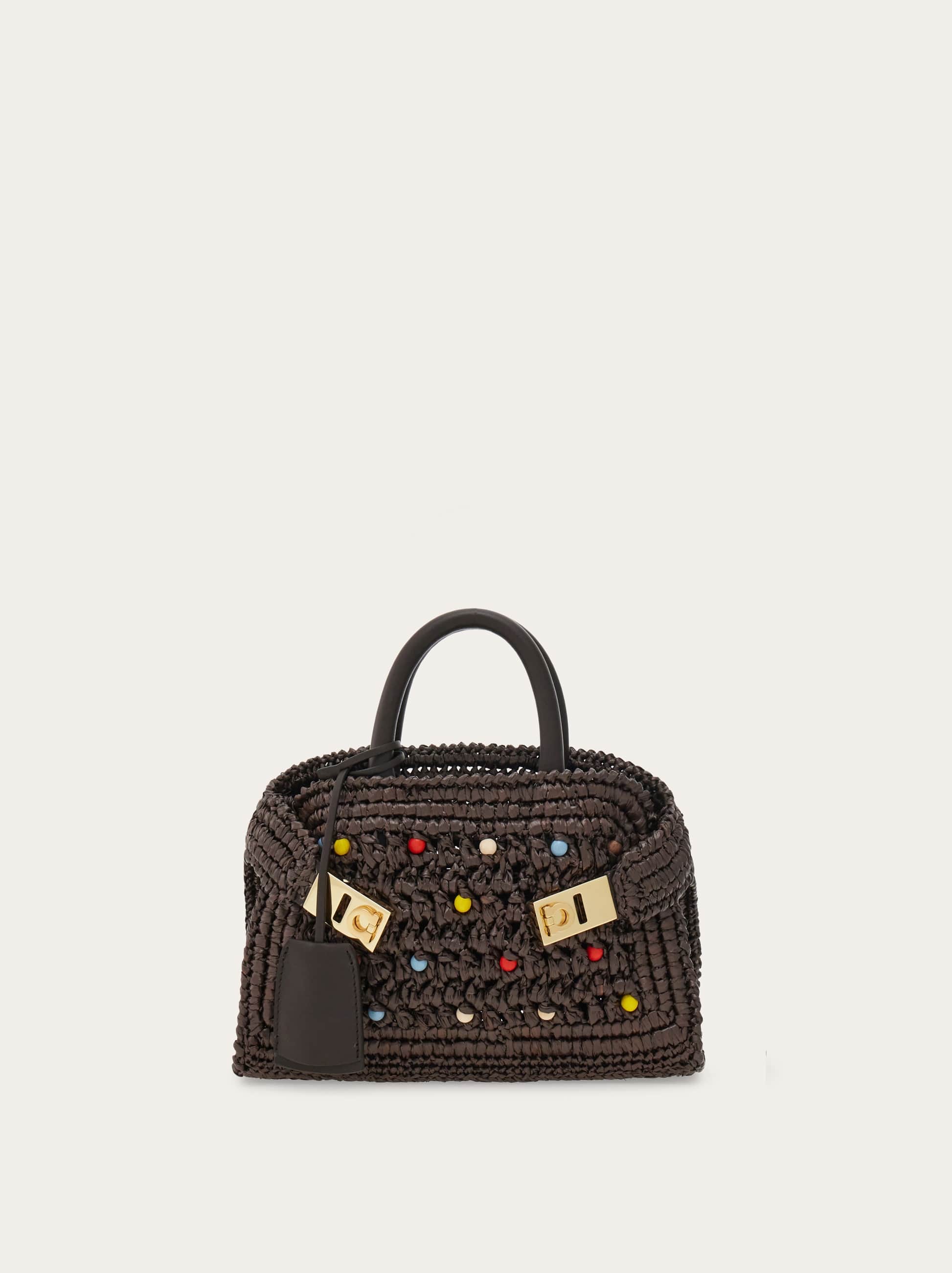 Ferragamo Donna Borsa a mano Hug (S) Marrone