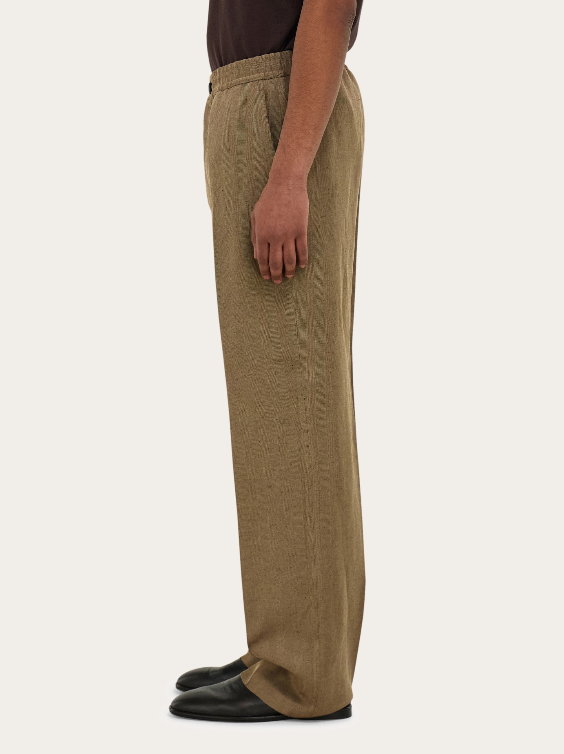 Ferragamo Herren Hose Mit Gummizug Beige 