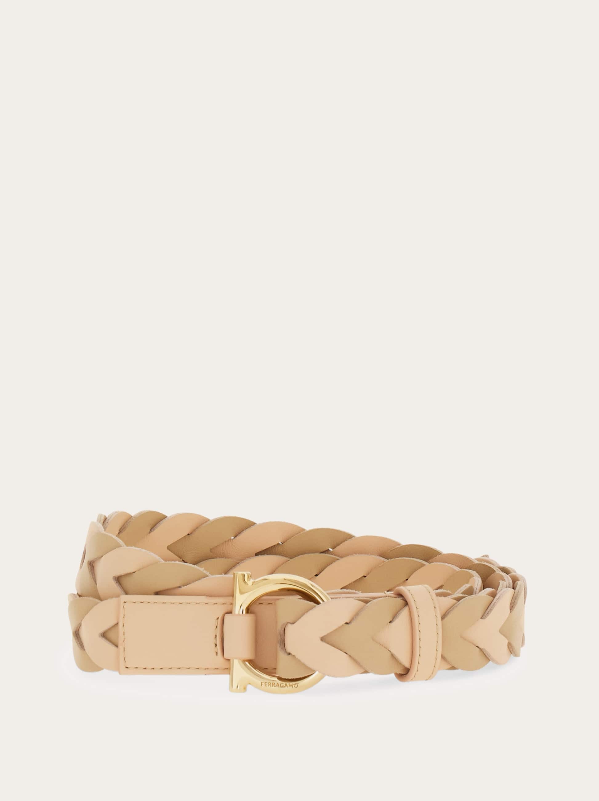 Ferragamo Women Sized Gancini belt Beige