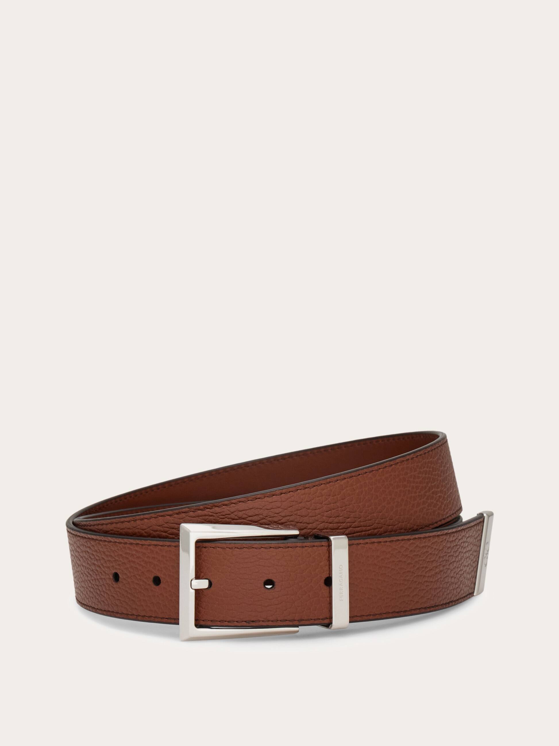 Ferragamo Men Sized belt Beige