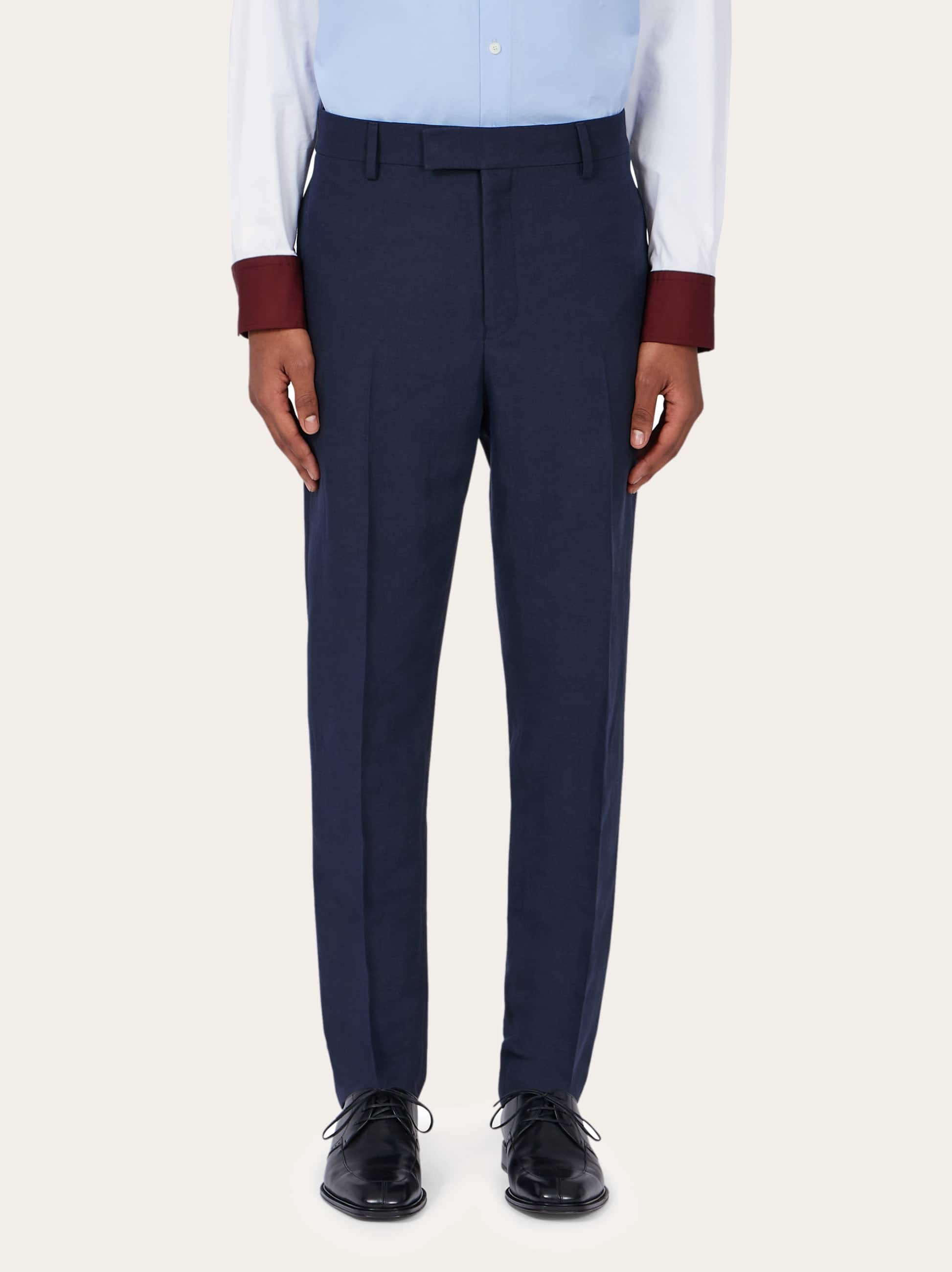 Ferragamo Herren Schneiderhose Blau 