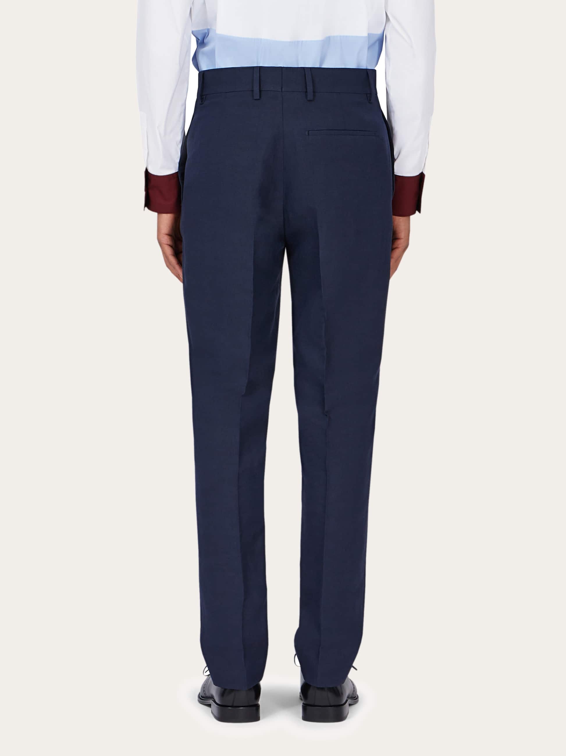  Ferragamo Herren Schneiderhose Blau 