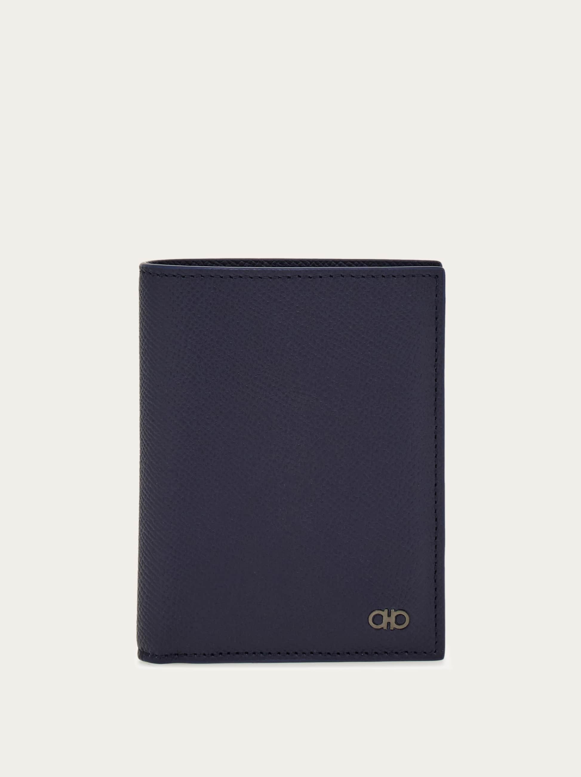 Ferragamo Uomo Portafoglio compatto Gancini Blu