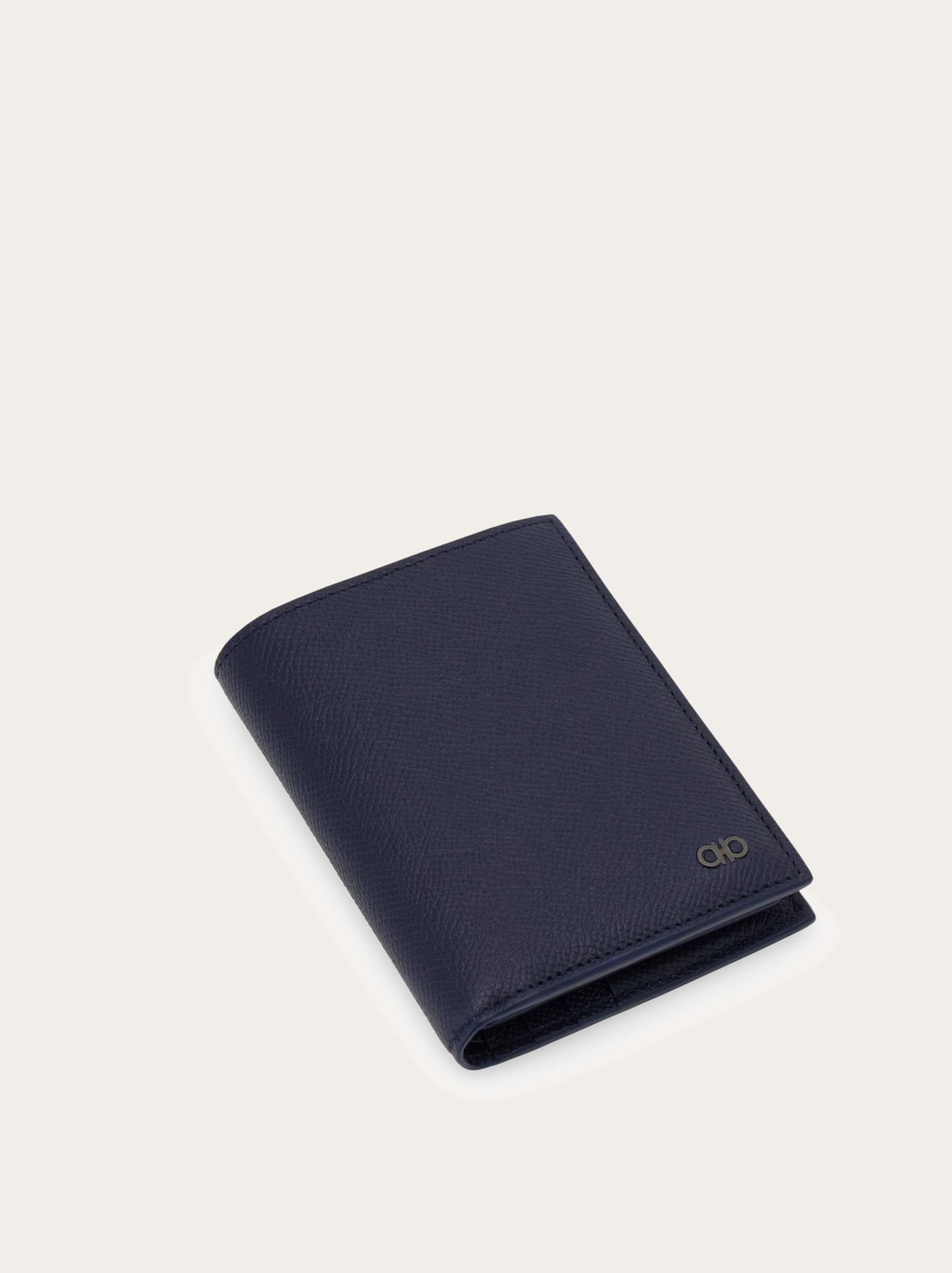  Ferragamo Herren Gancini Portemonnaie Blau 