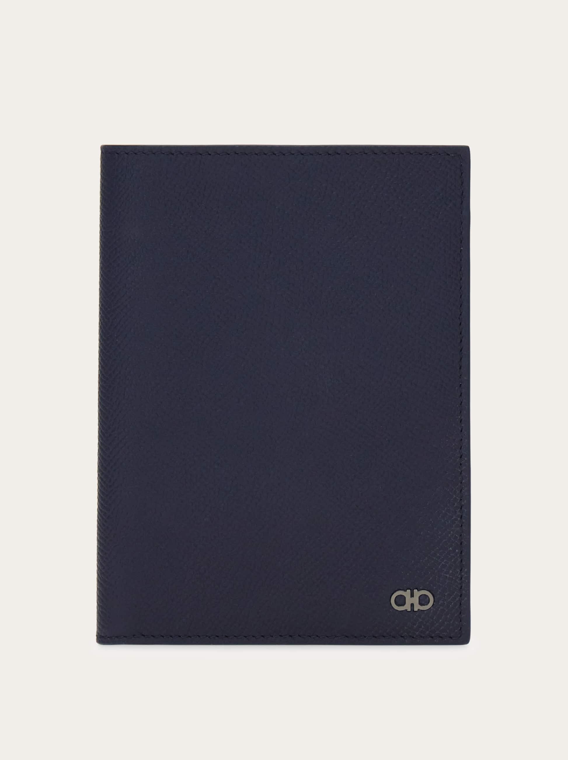 Ferragamo Uomo Porta passaporto Gancini Blu