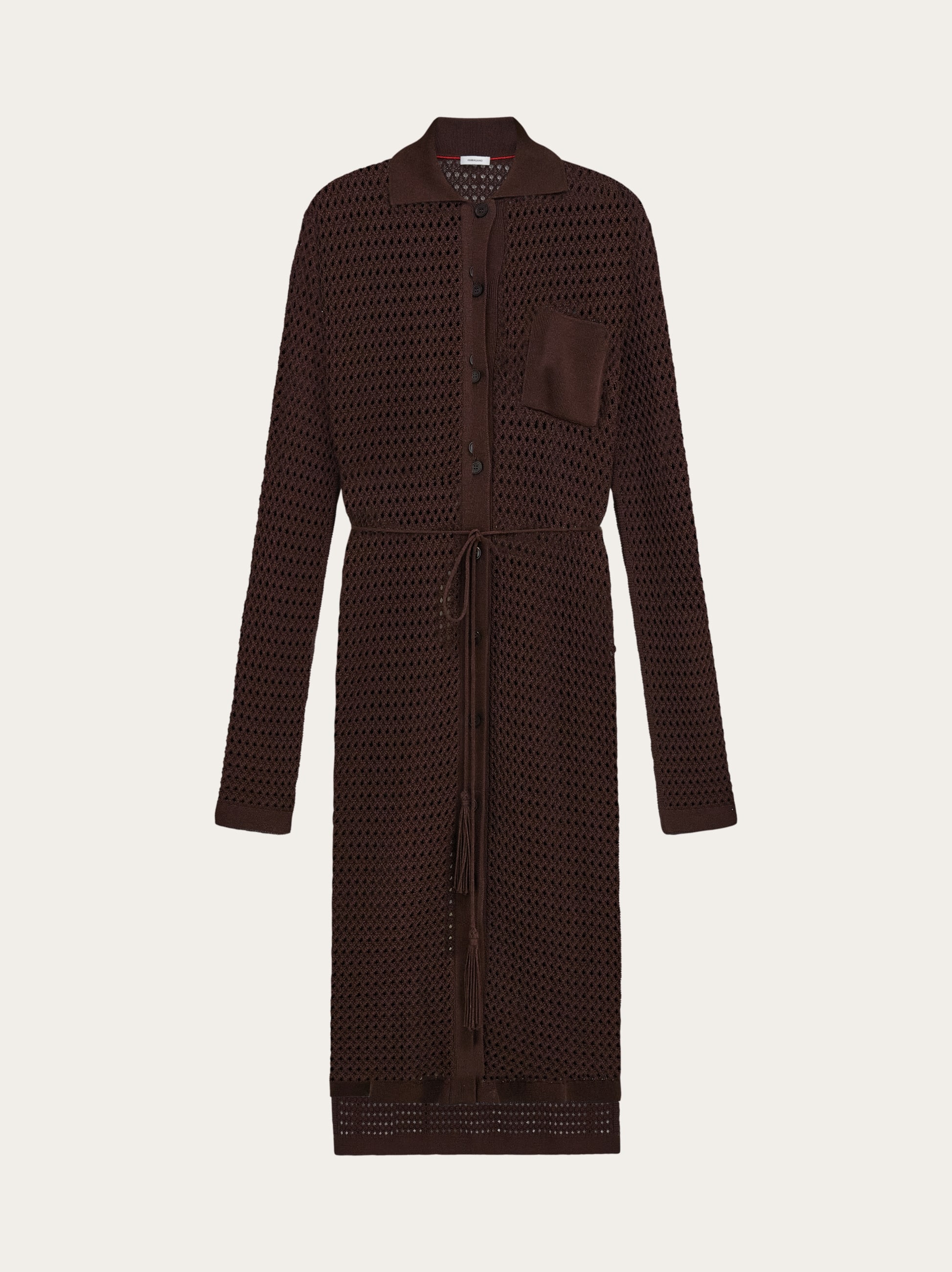 Ferragamo Donna Chemisier in maglia Marrone