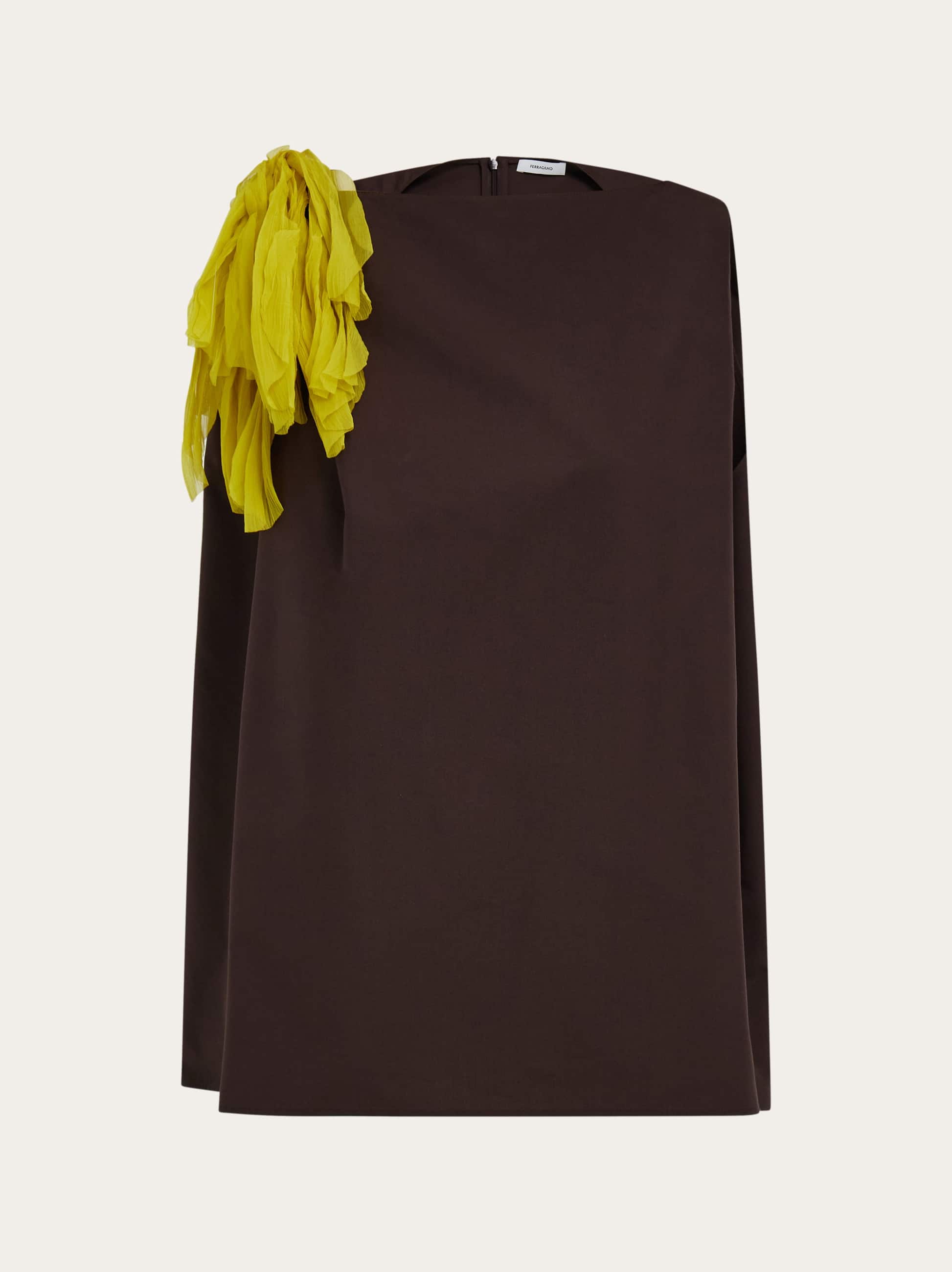 Ferragamo Donna Top smanicato Marrone