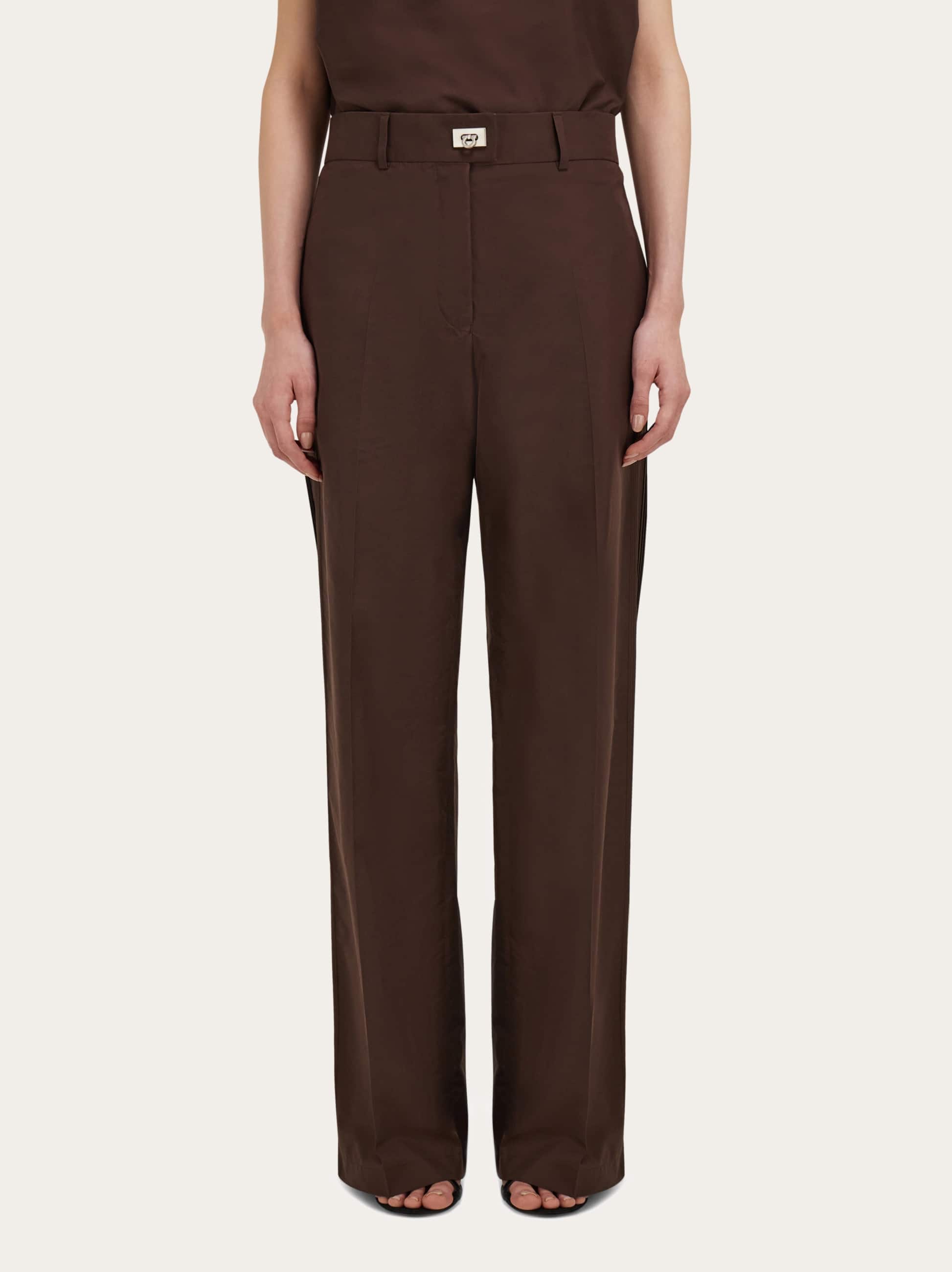  Ferragamo Damen Schneiderhose Braun 
