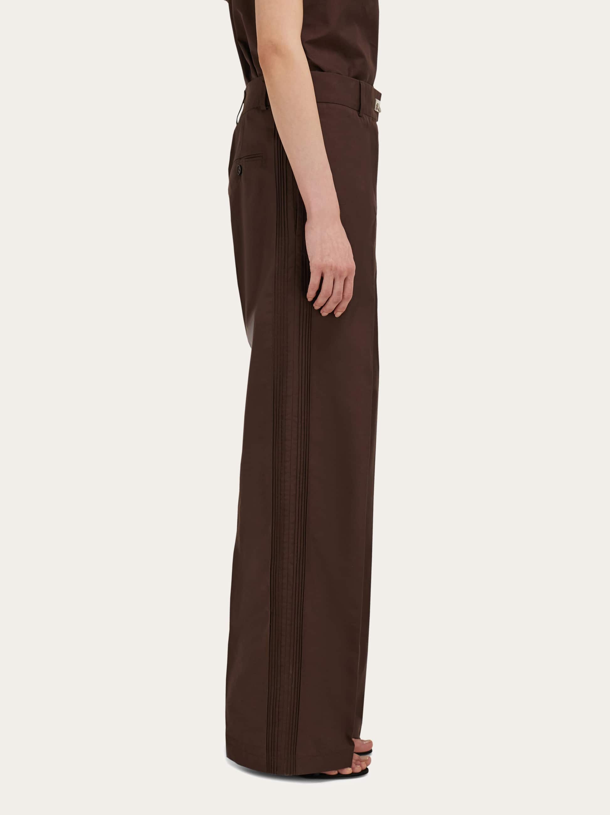  Ferragamo Damen Schneiderhose Braun 