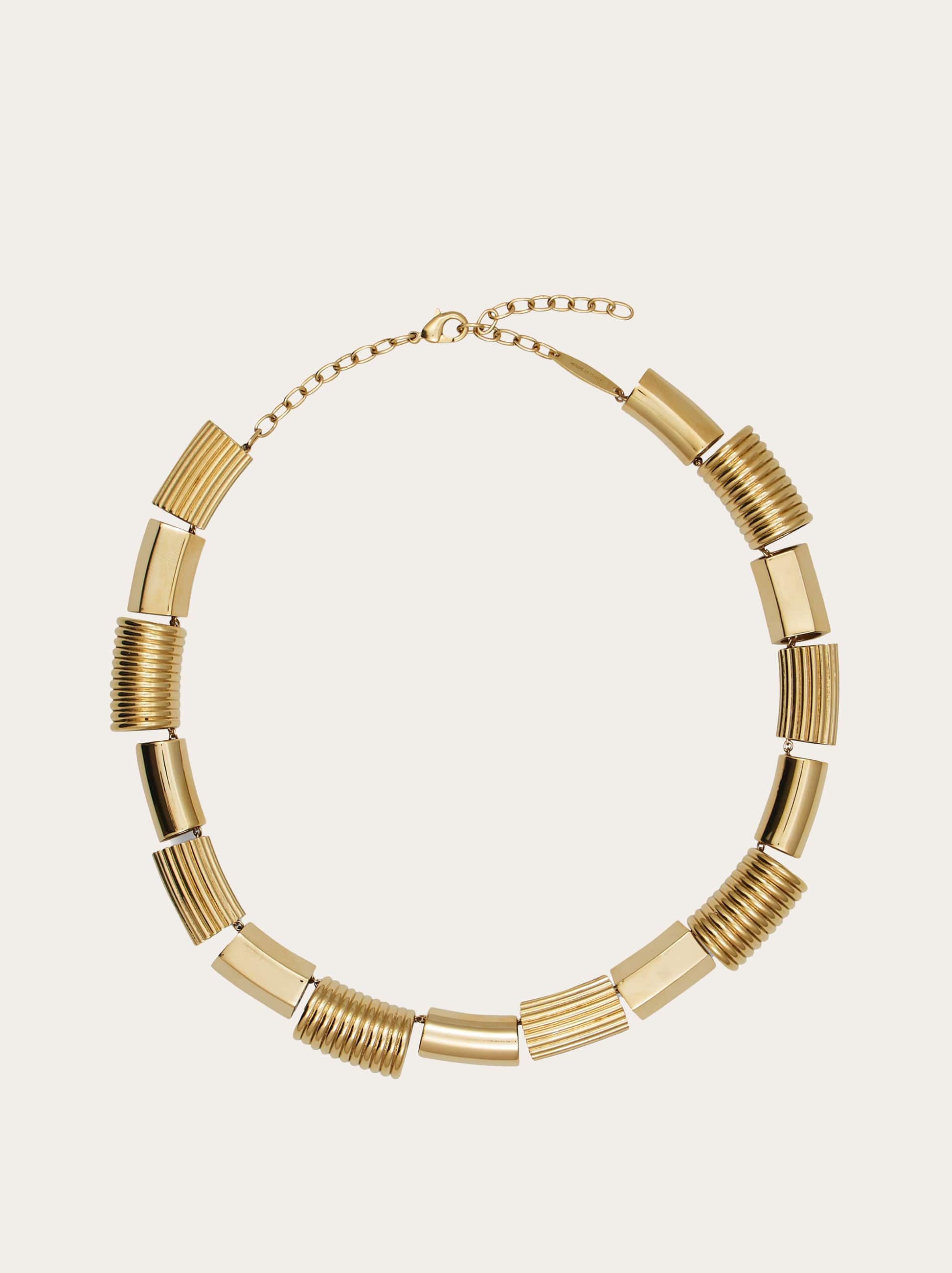 Ferragamo Choker Necklace In Gold