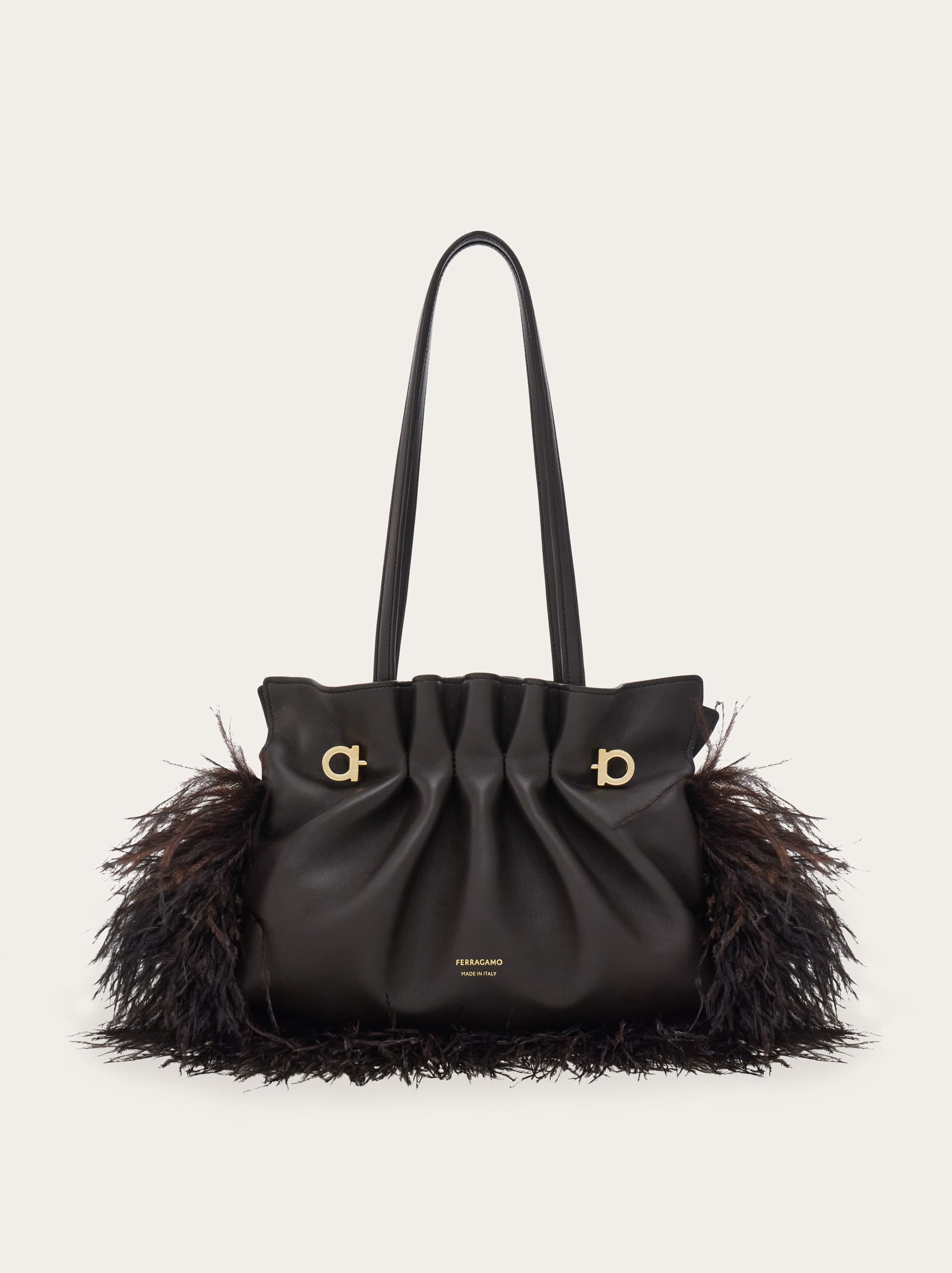 Ferragamo Donna Ferragamo Soft bag (S) Marrone