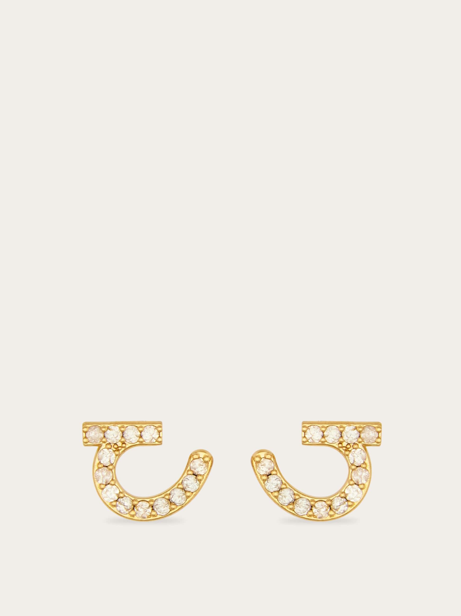 Ferragamo Women Earrings with crystals Gold