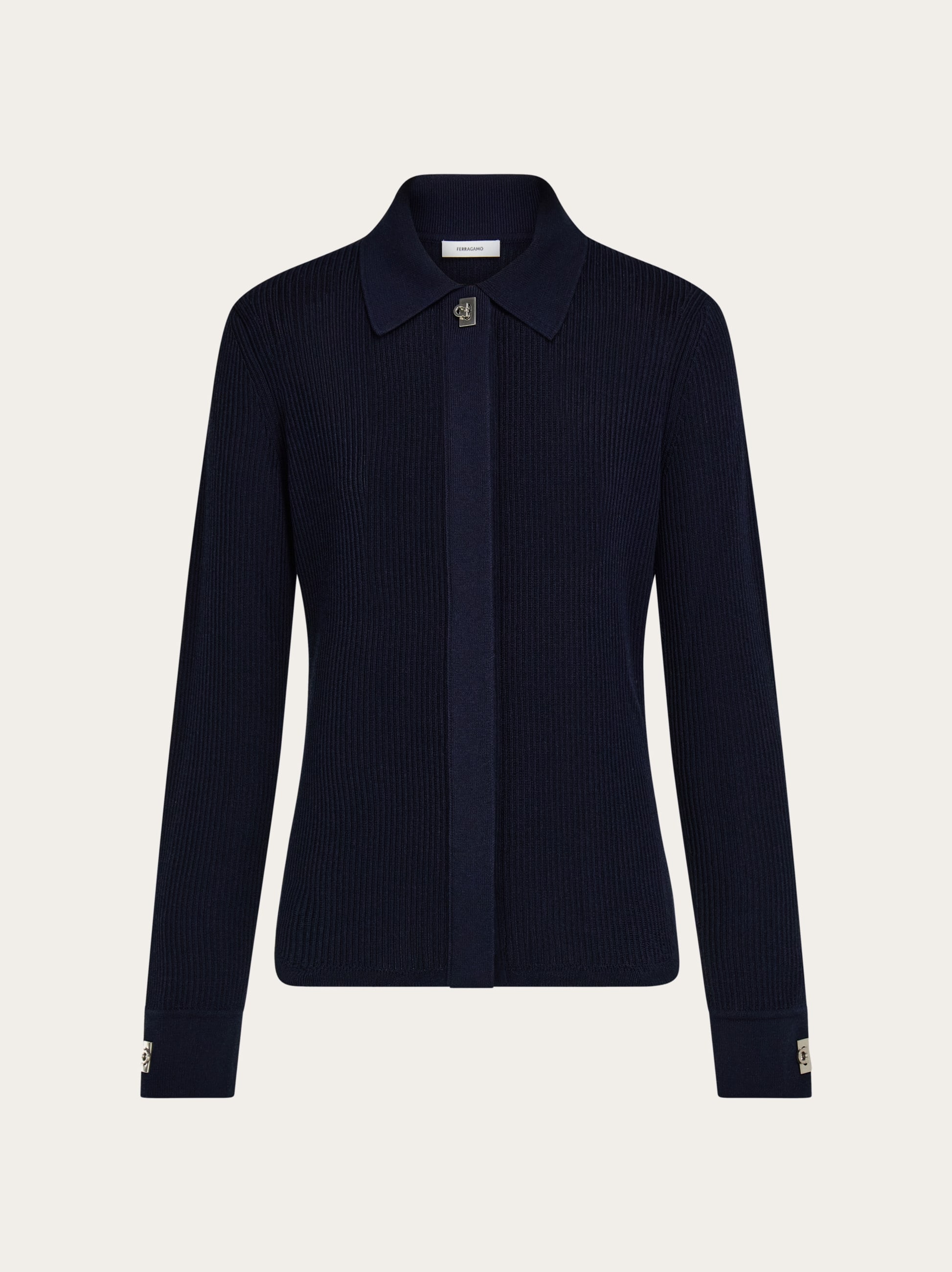 Ferragamo Donna Camicia in maglia Blu
