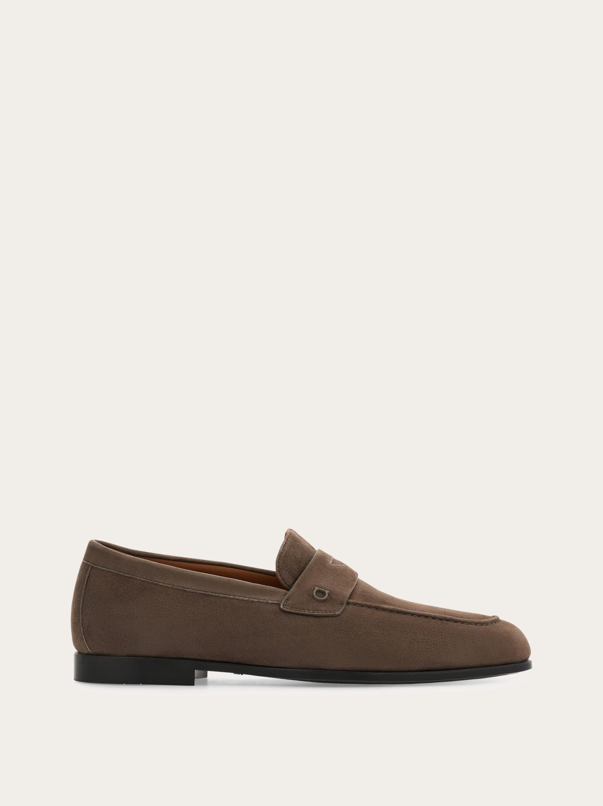 Ferragamo Uomo Mocassino Penny Grigio Taglia 41.5
