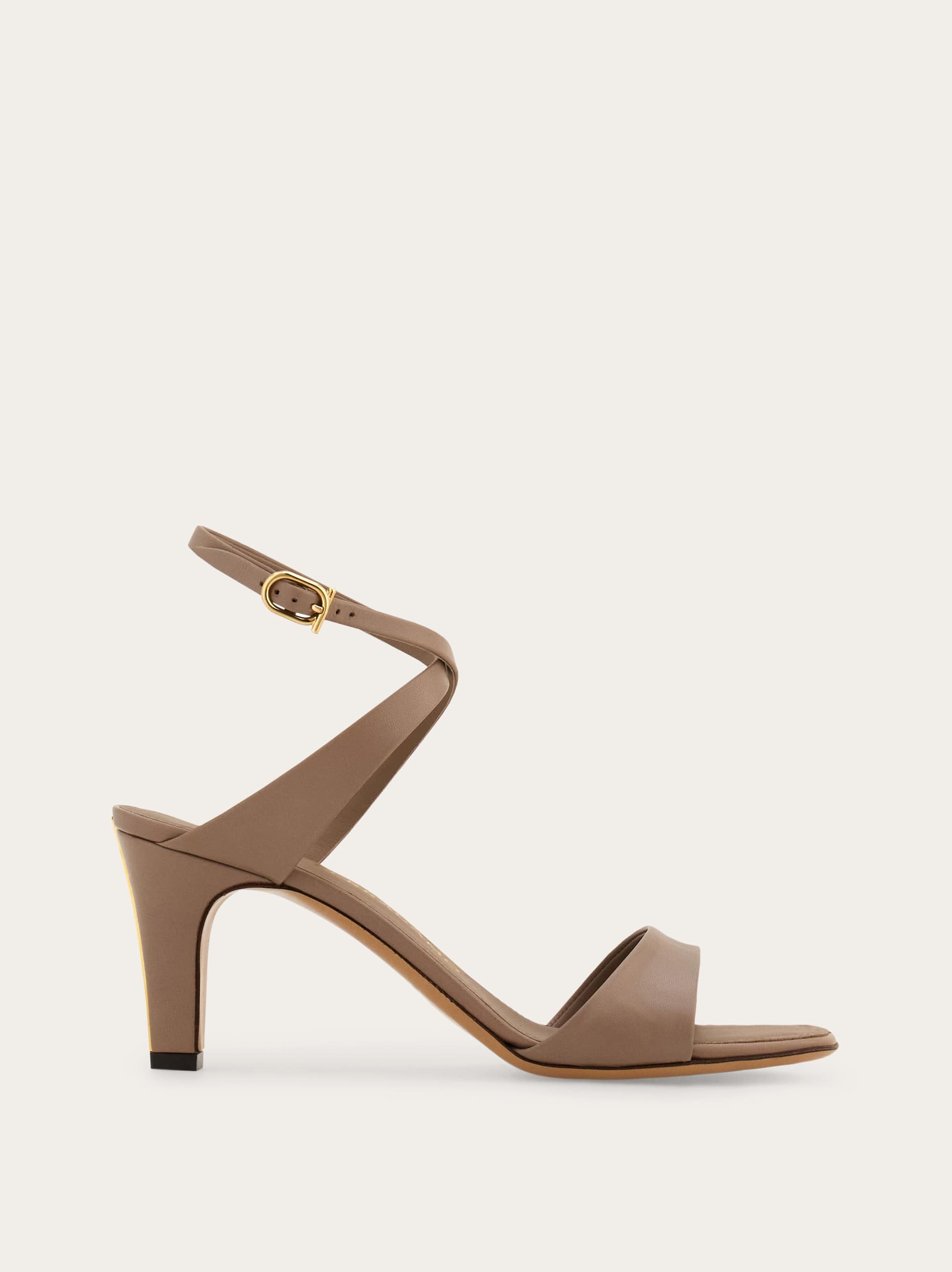 Ferragamo Donna Sandalo Grigio Taglia 35.5