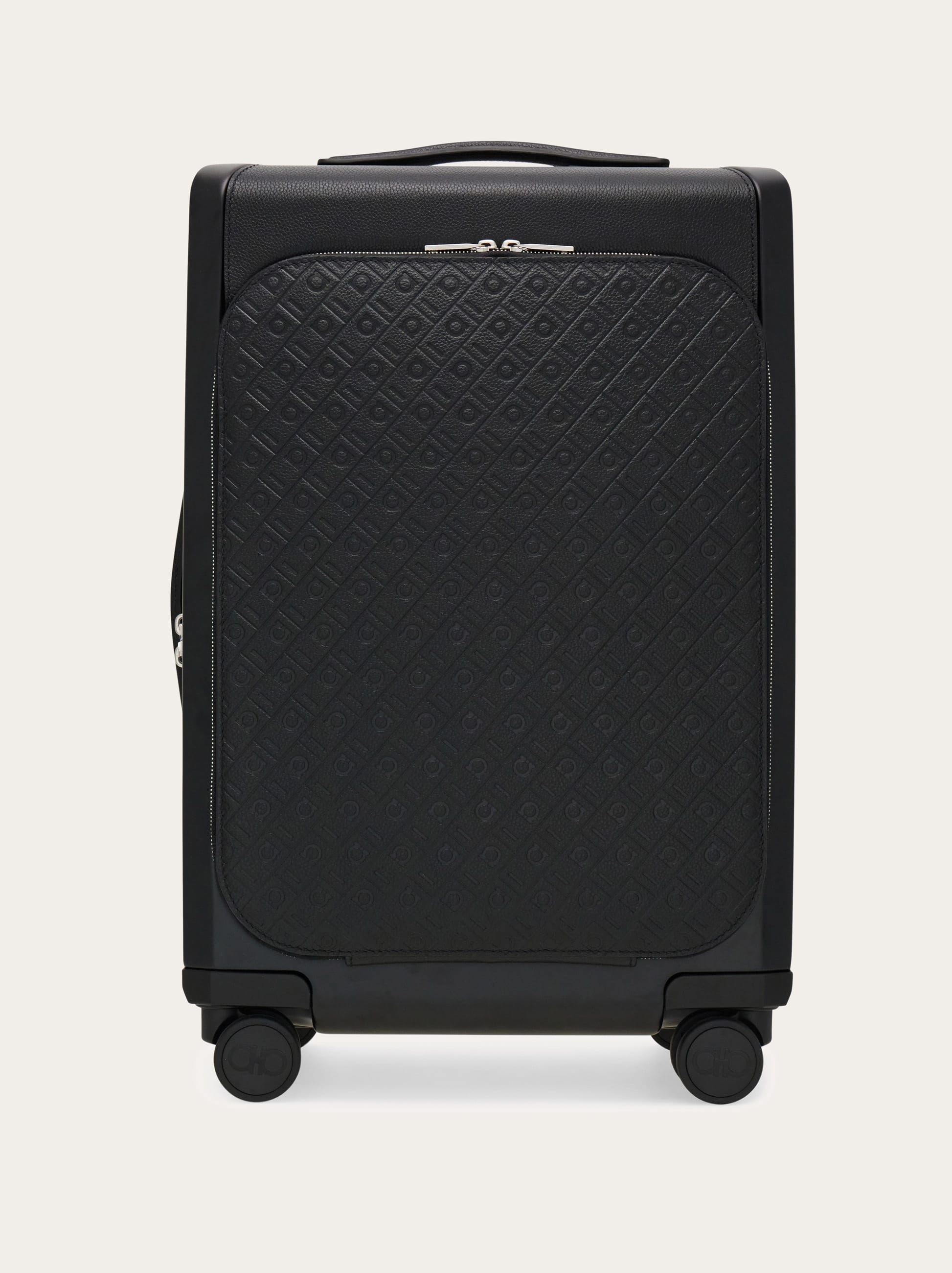 Ferragamo Uomo Trolley con goffratura Ferragamo Monogram Nero