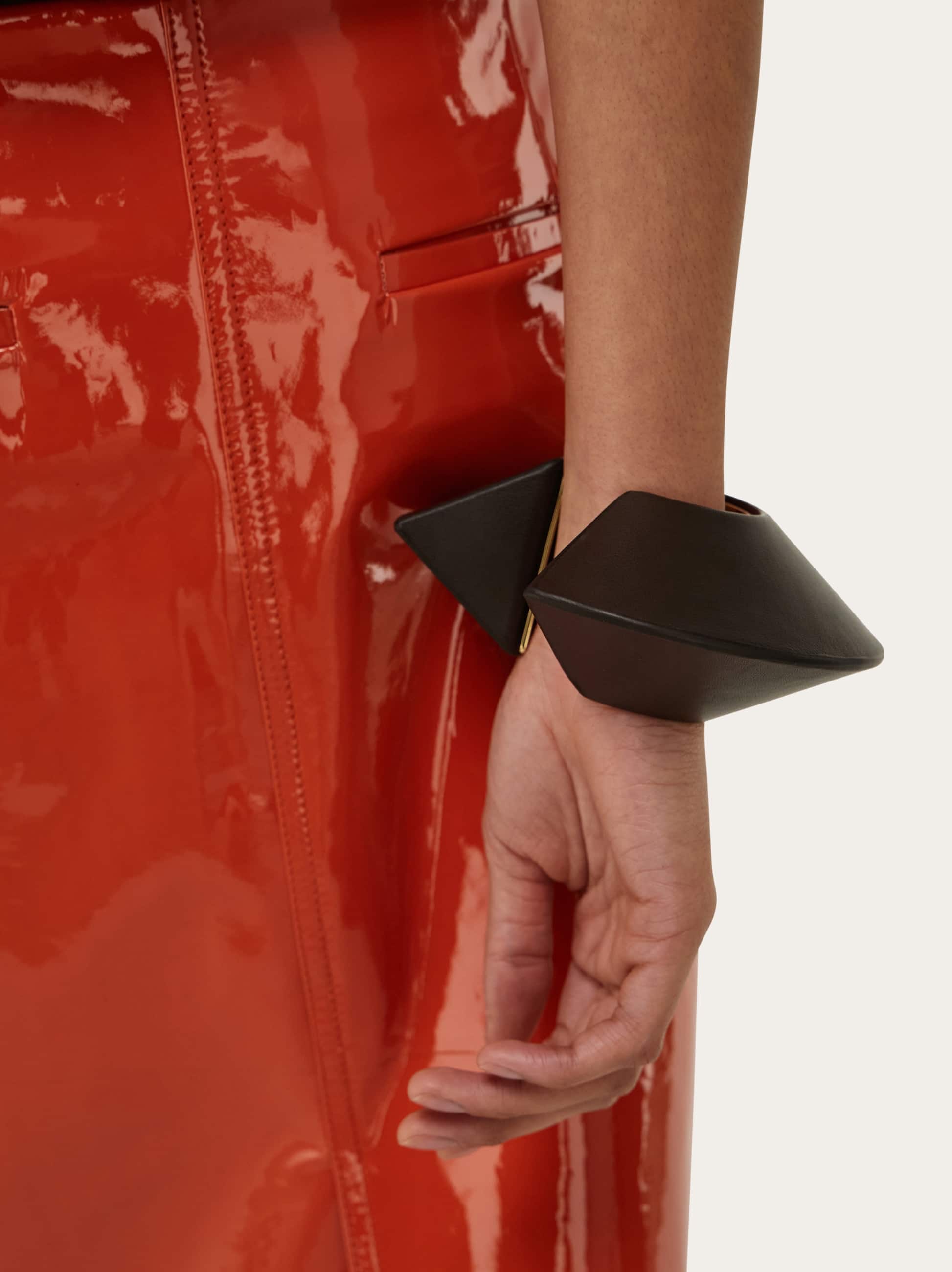 Ferragamo Donna Bracciale sagomato (S) Marrone