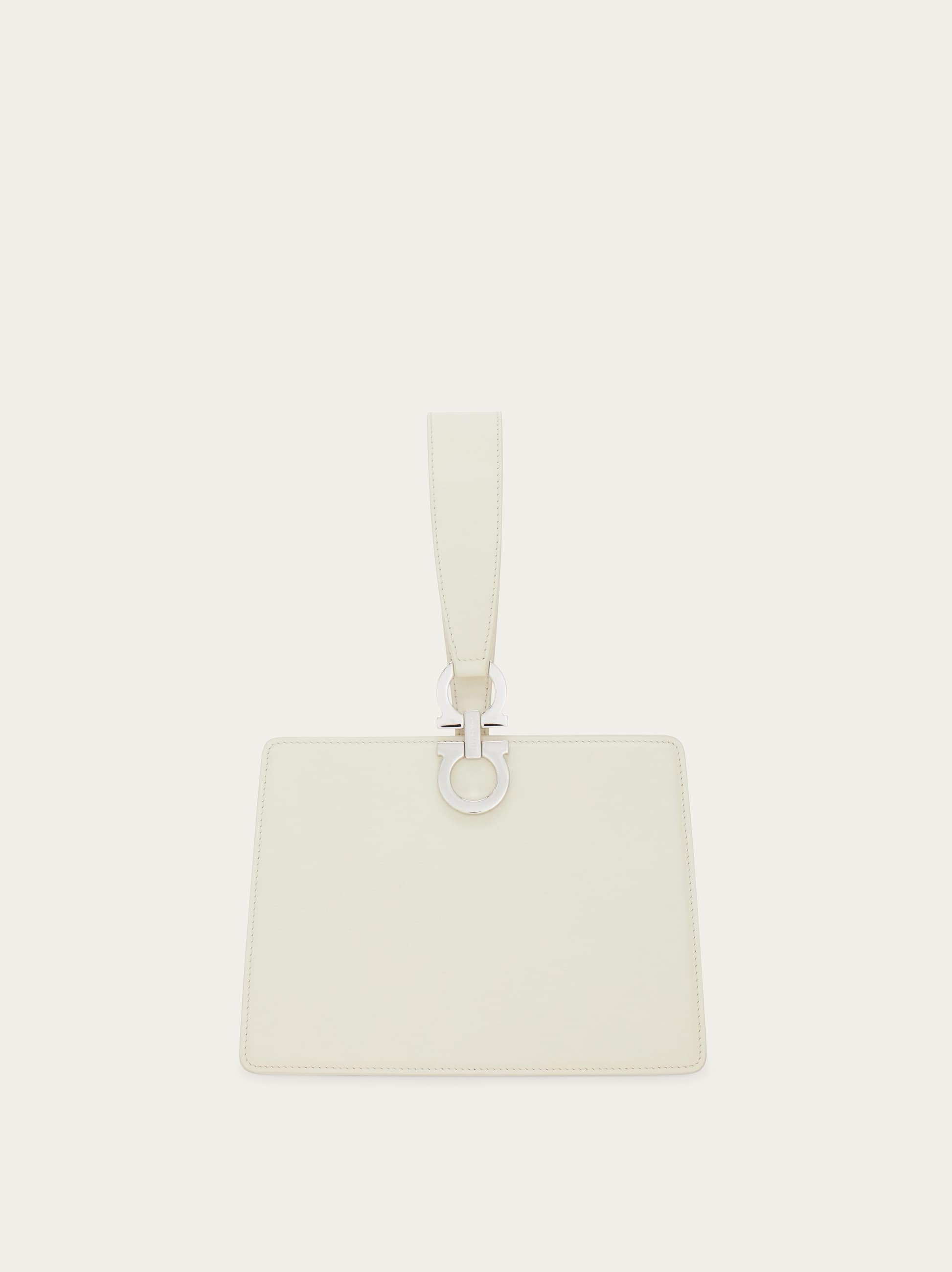 Ferragamo Mini Clutch In White