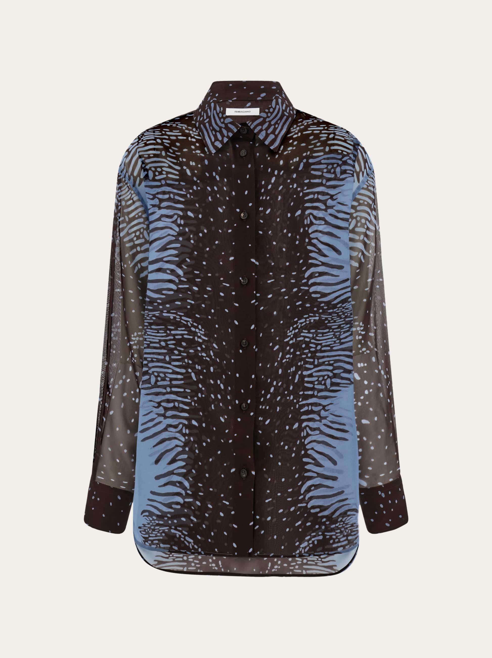 Ferragamo Donna Camicia in georgette Multicolore