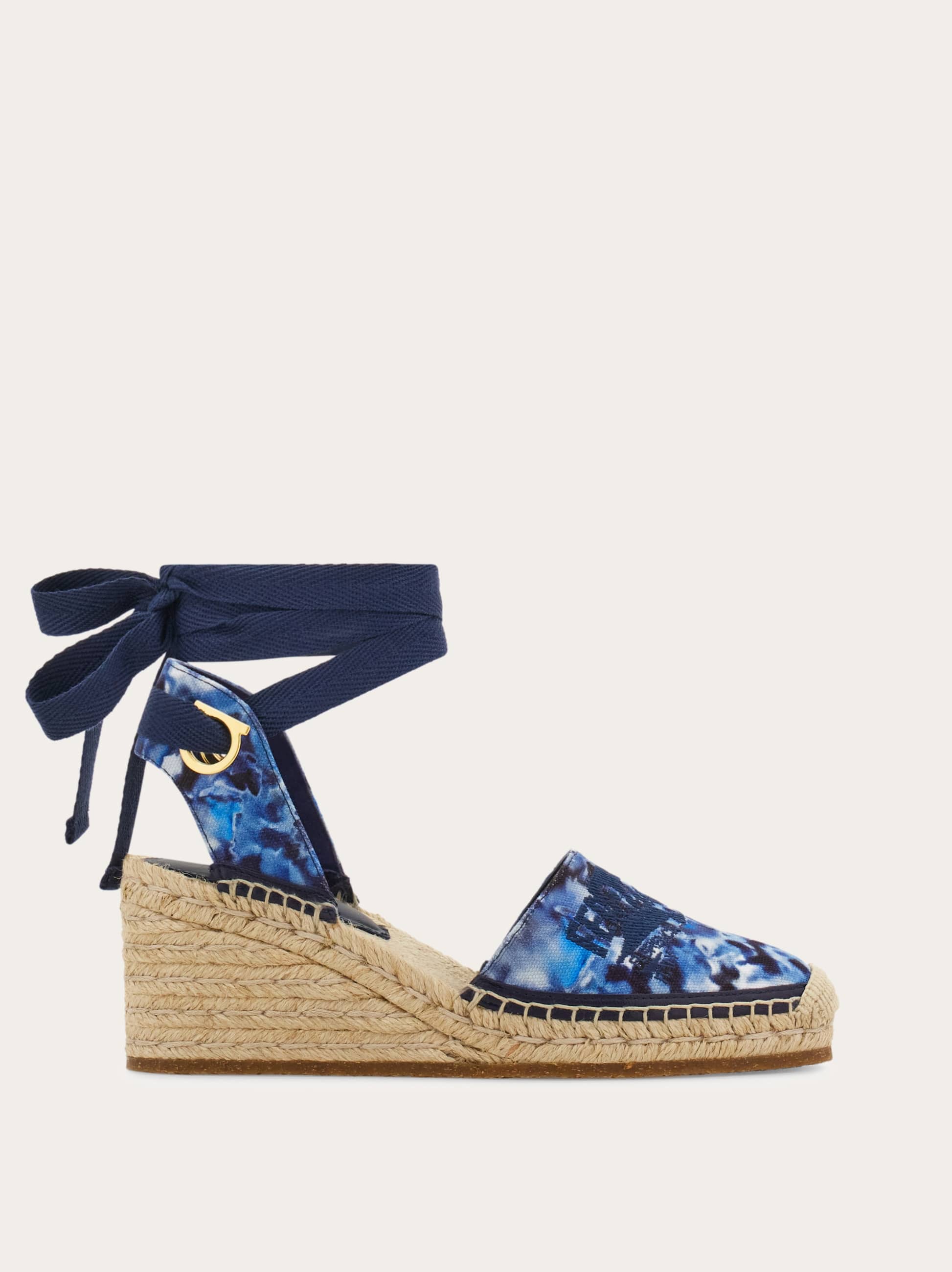 Ferragamo Donna Espadrillas stampa Garofano Multicolore Taglia 36.5