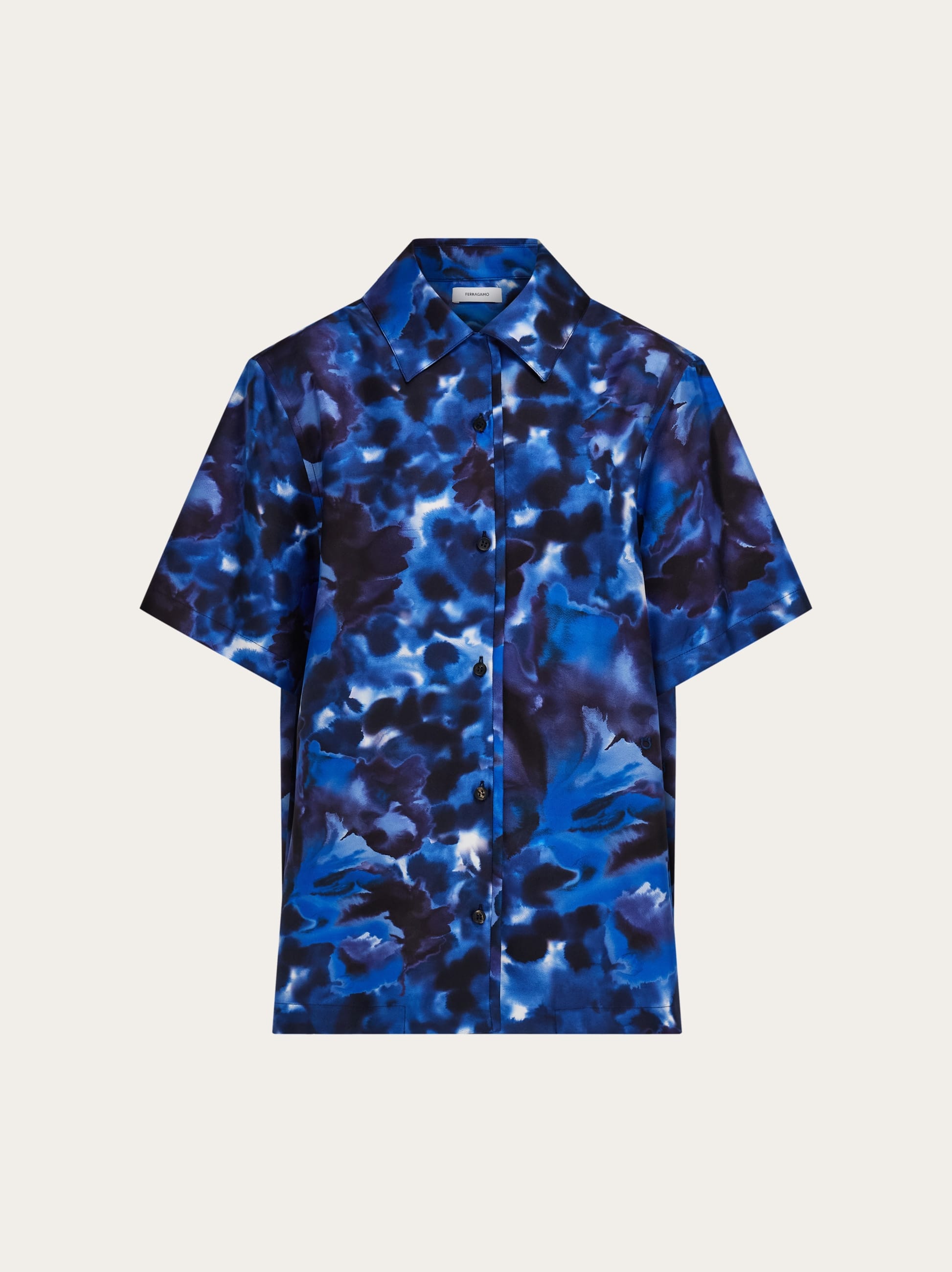 Ferragamo Donna Camicia a manica corta Blu