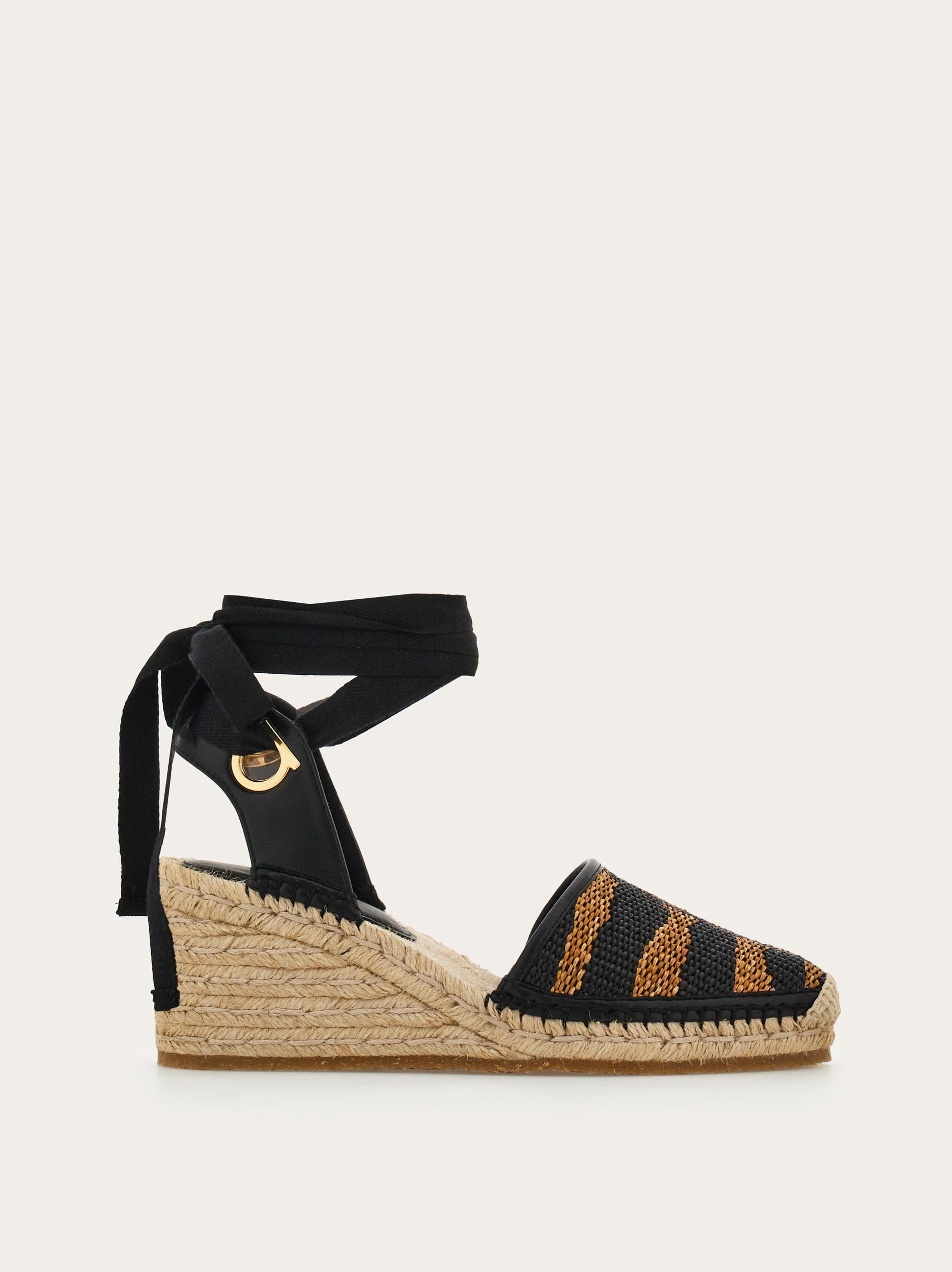 Ferragamo Donna Espadrillas Nero Taglia 36