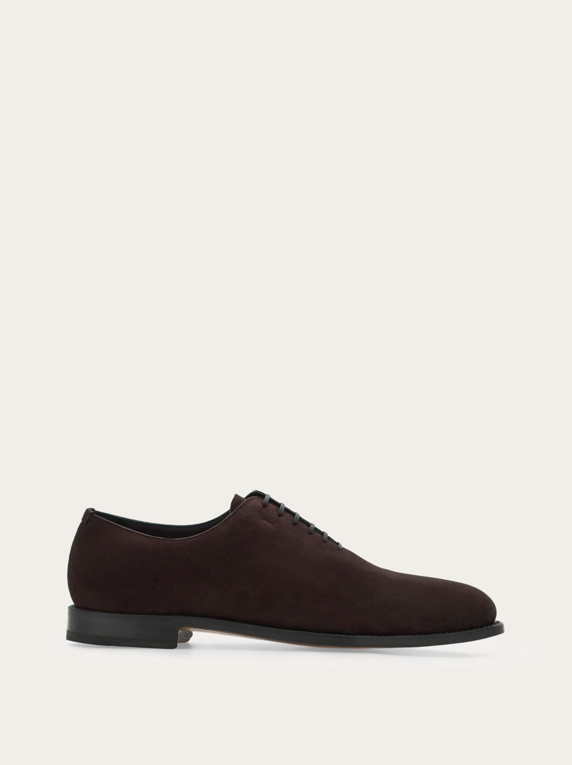 Ferragamo Men Oxford Tramezza Brown Size 7.5
