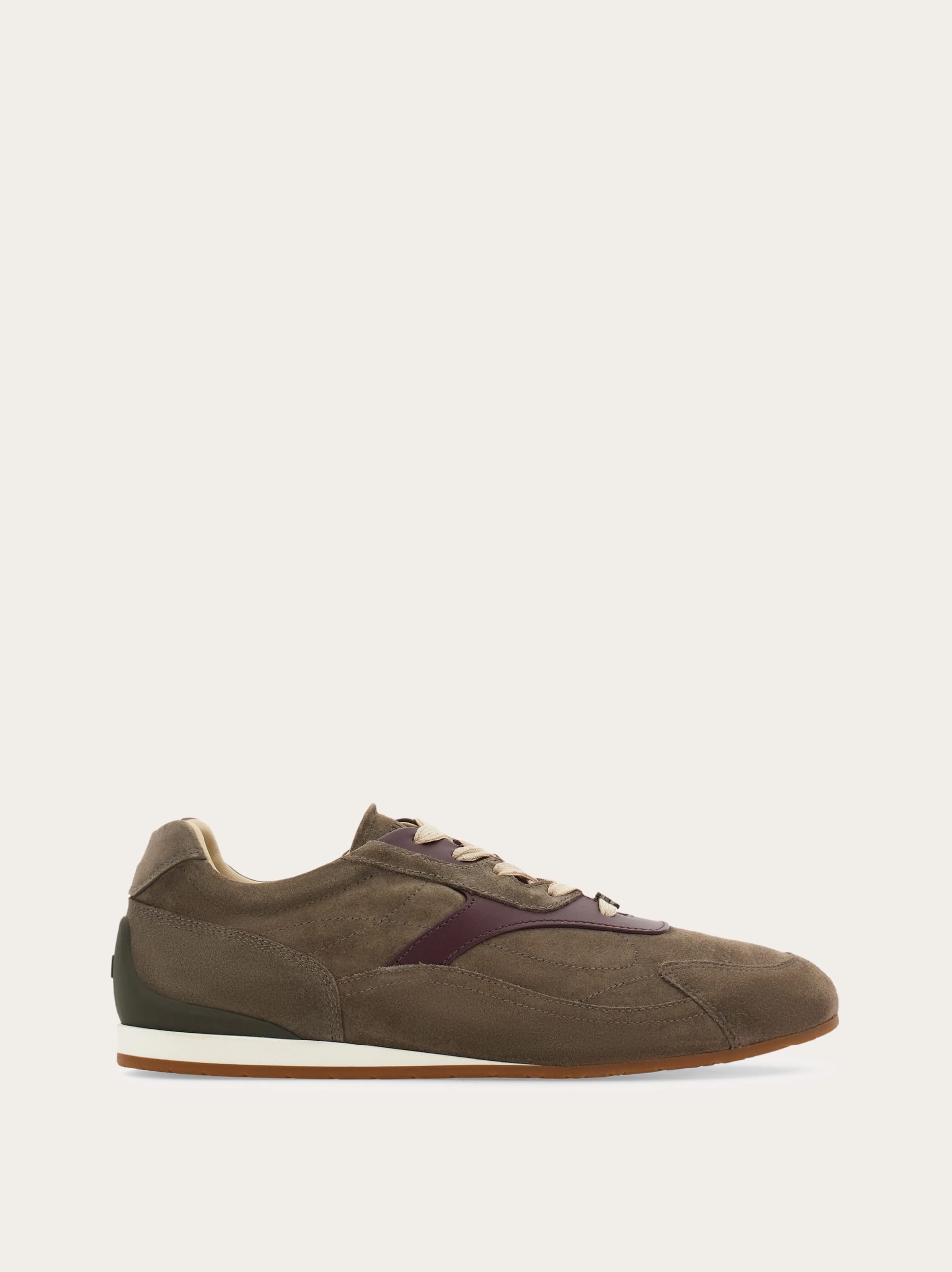 Ferragamo Uomo Sneaker in suede Grigio Taglia 40