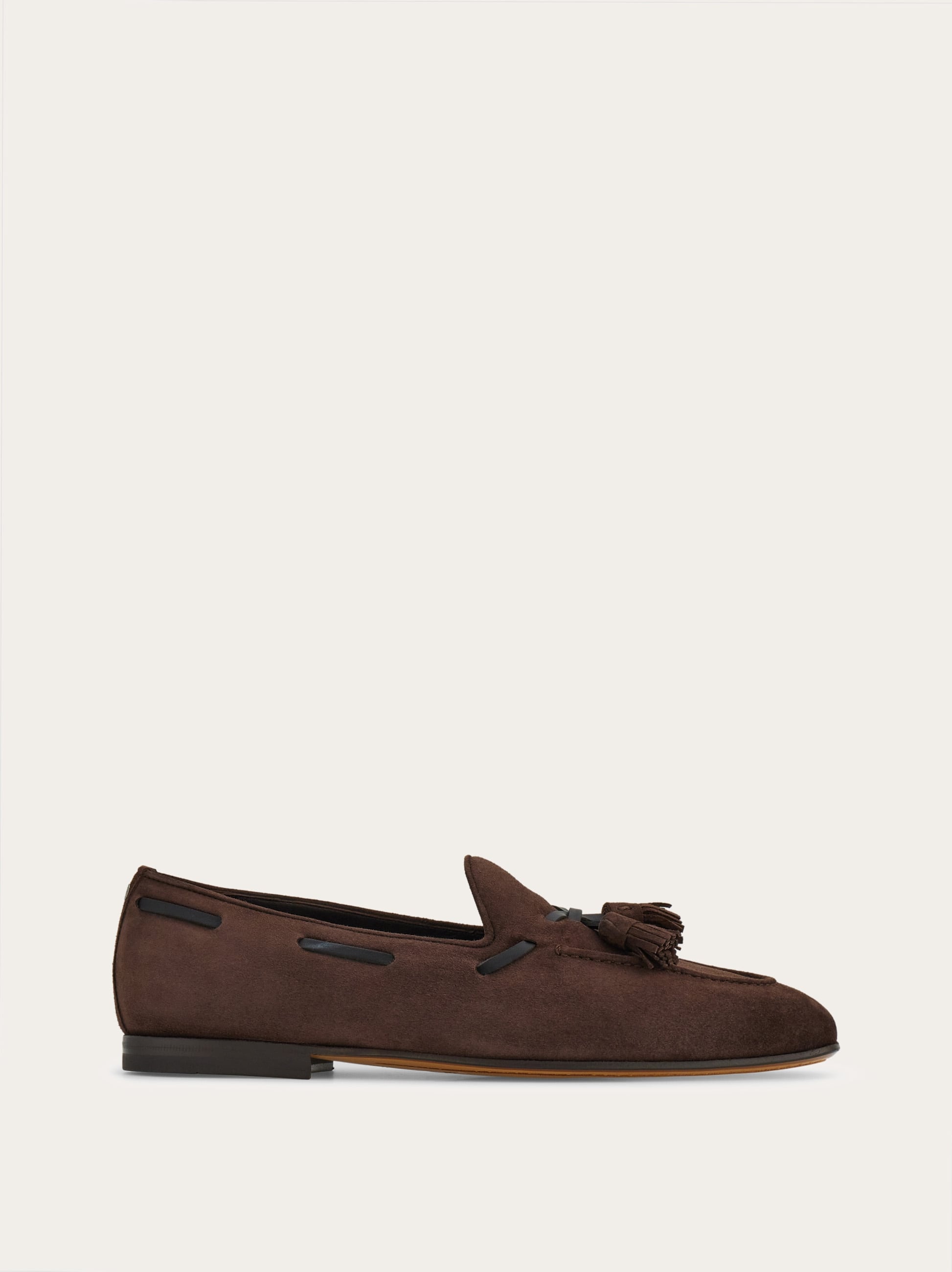Ferragamo Uomo Mocassino con nappine Marrone Taglia 42.5