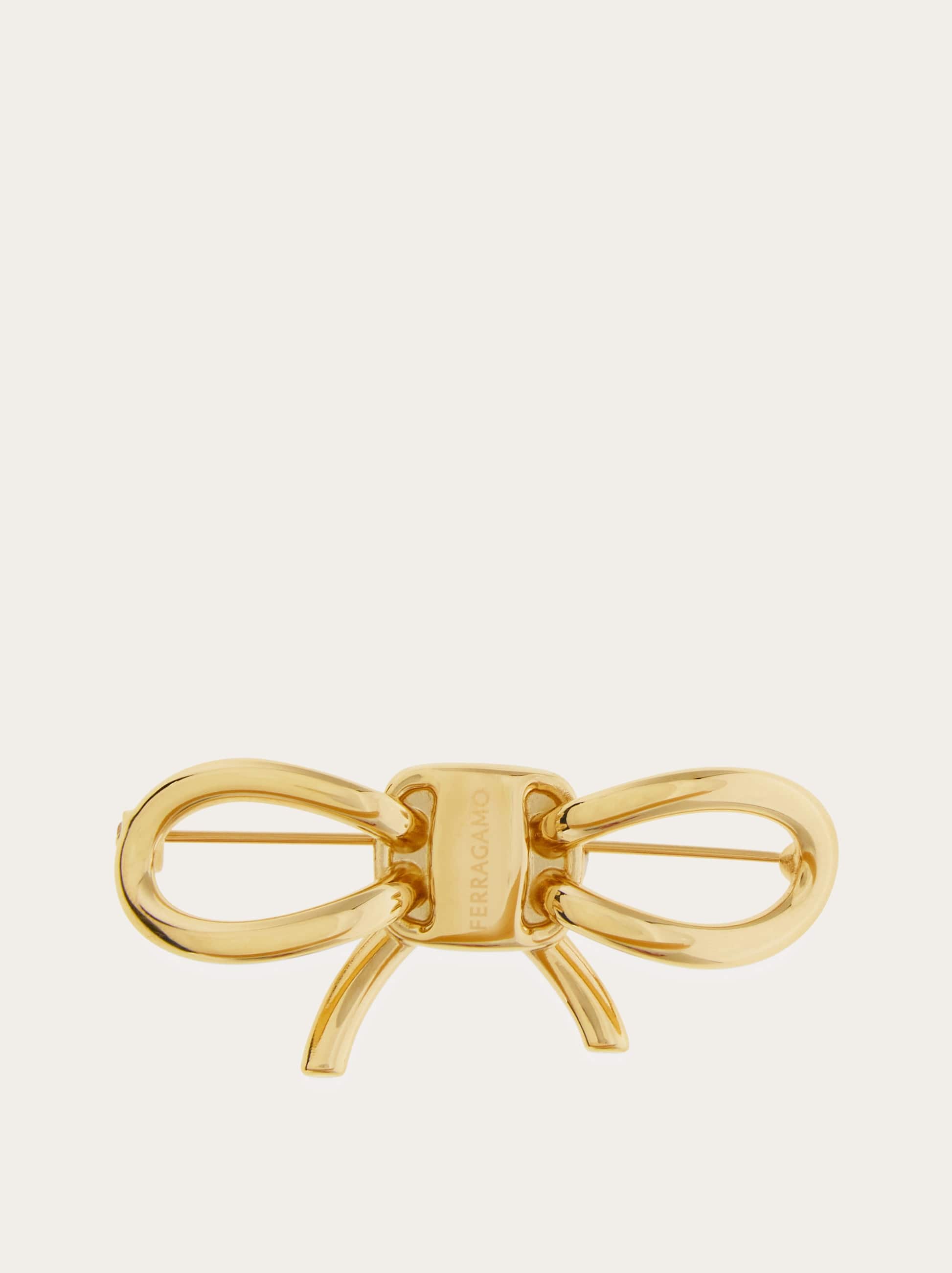 Ferragamo Women Vara bow broach Gold