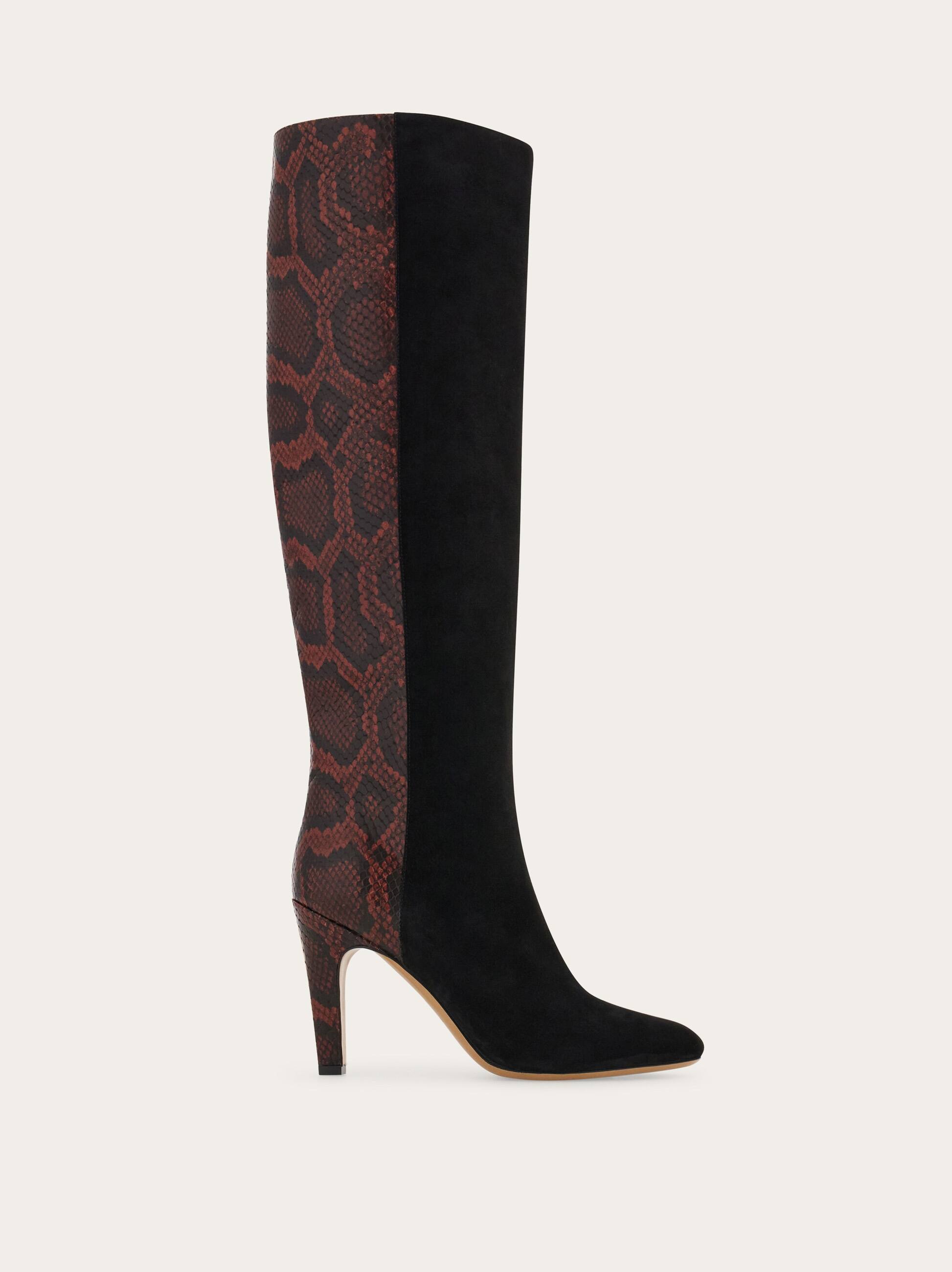 Ferragamo Women Knee high boot Black Size 5