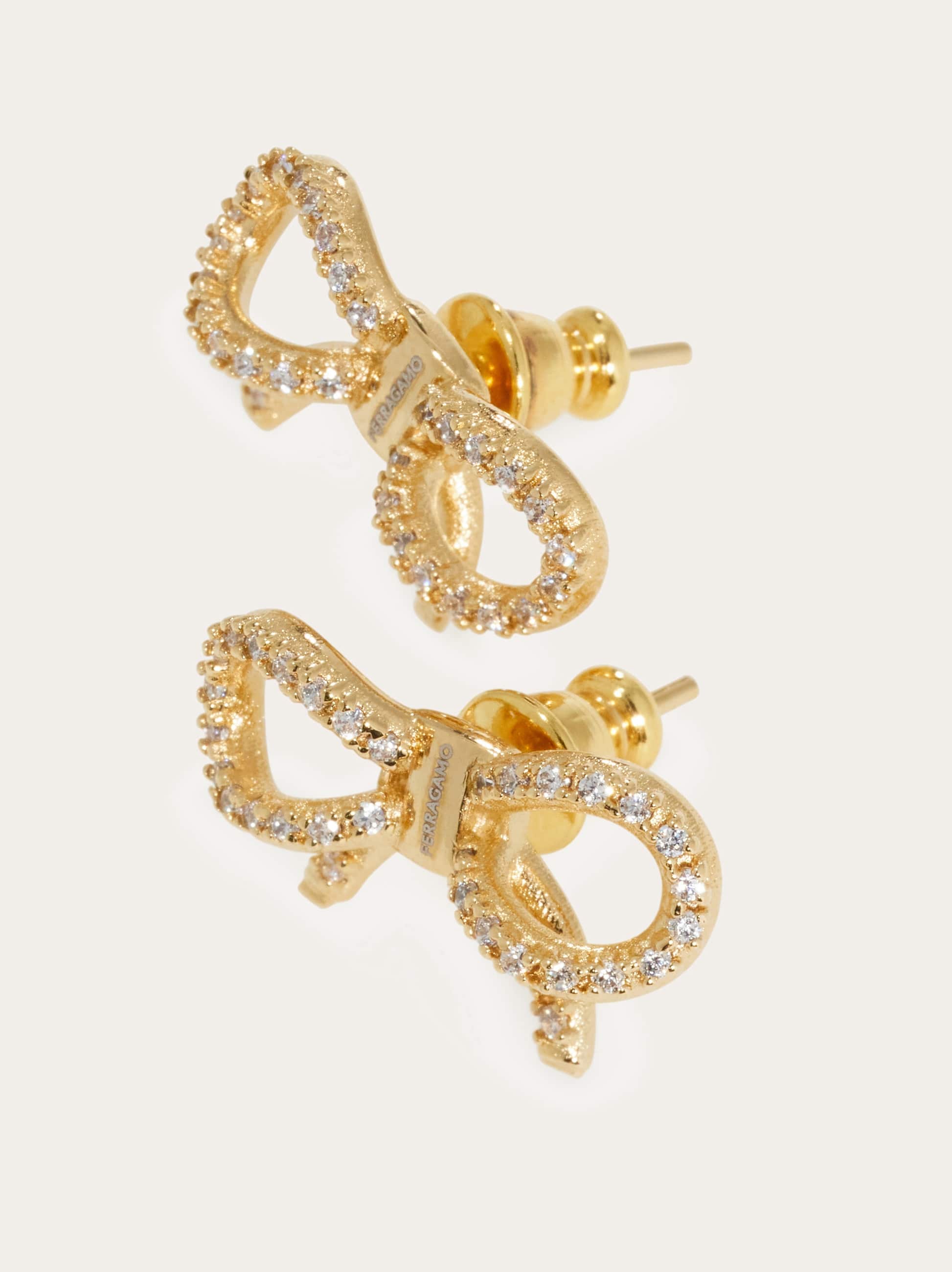  Ferragamo Damen Ohrringe Mit Vara-schleife Gold 