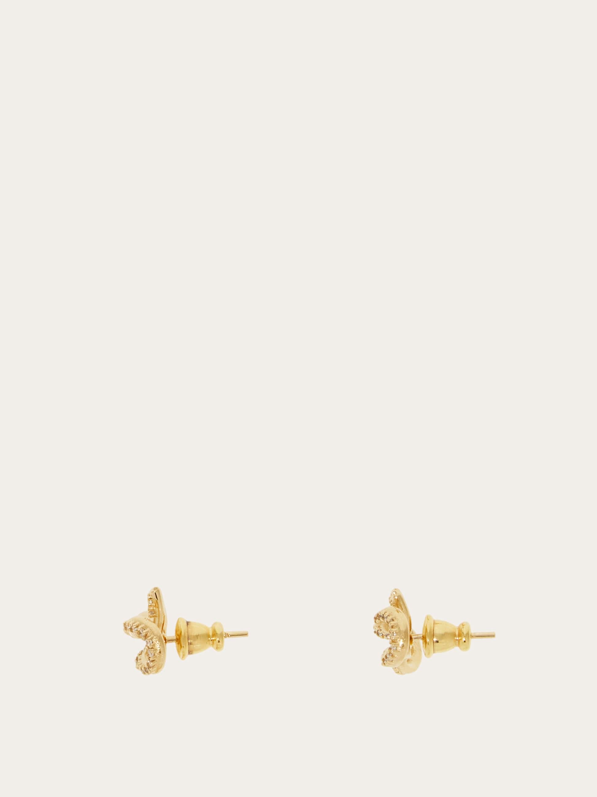  Ferragamo Damen Ohrringe Mit Vara-schleife Gold 