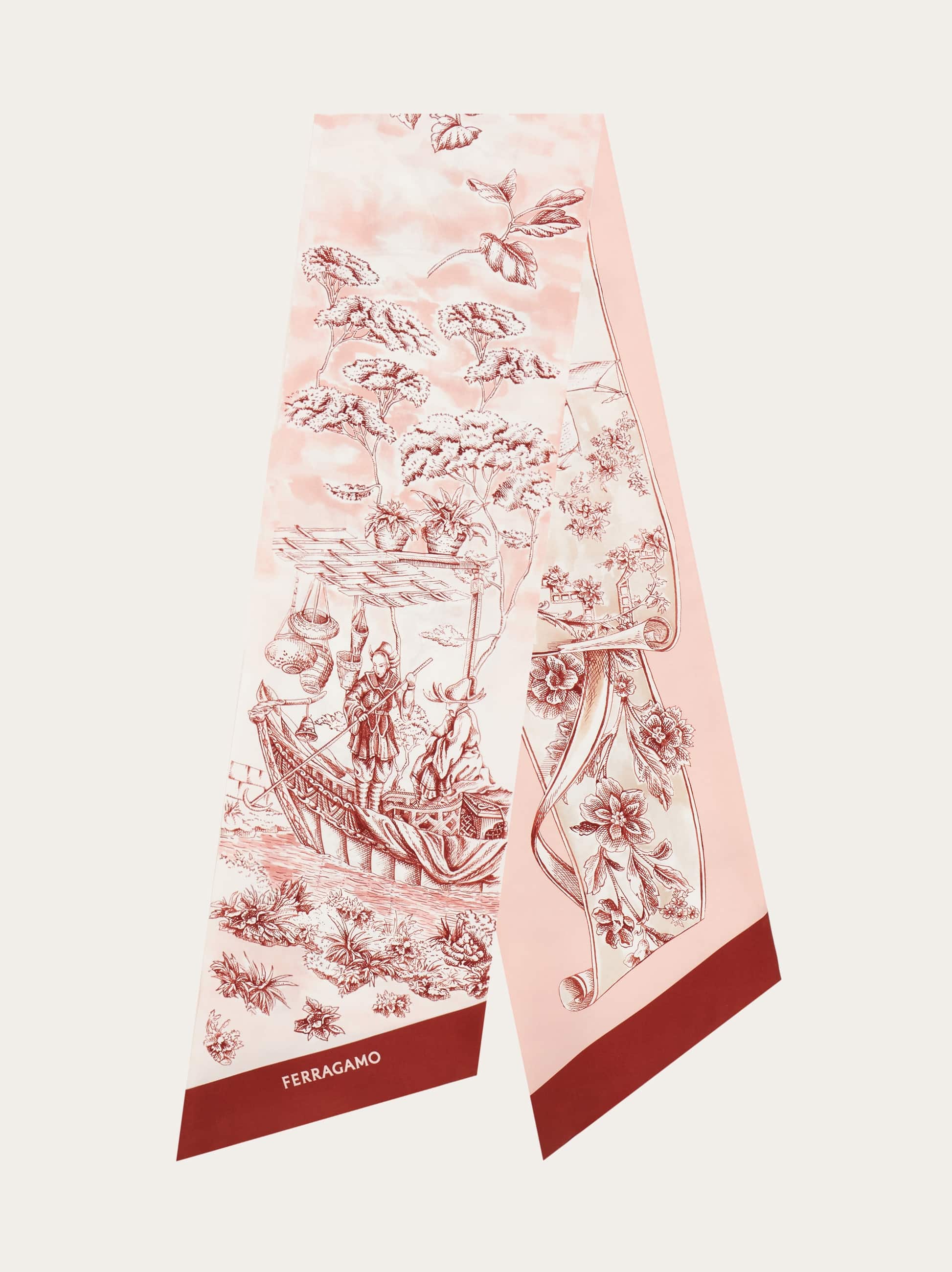 Ferragamo Donna Bandeau stampa Etnica Rosa